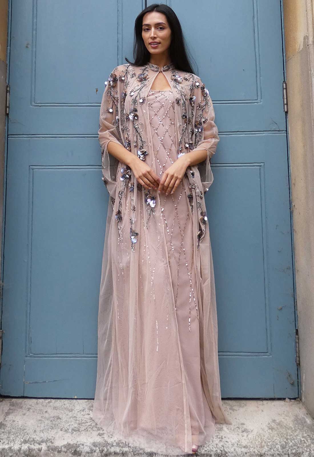 Raishma Couture Champagne Opal Gown-0