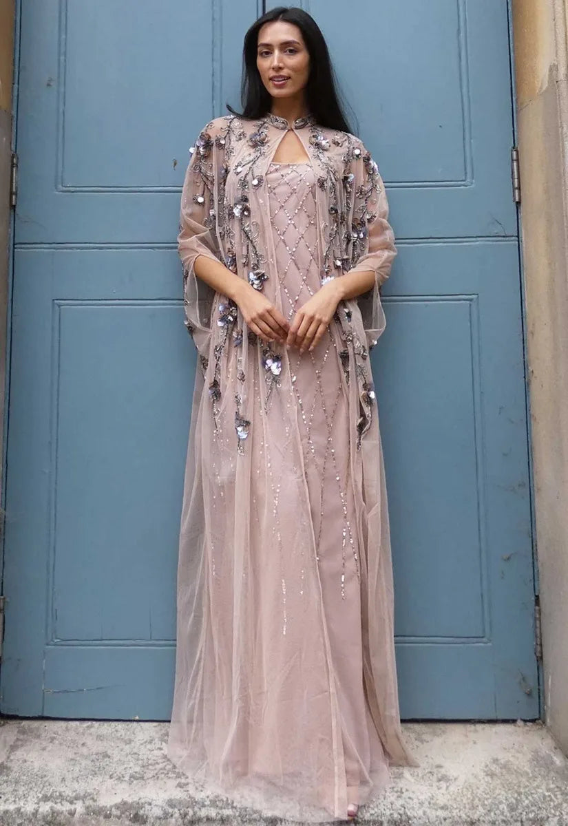 Raishma Couture Champagne Opal Gown