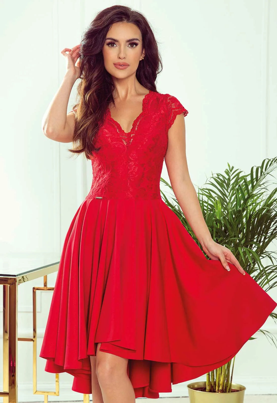 LBD Exclusive Red Patricia Party Dress