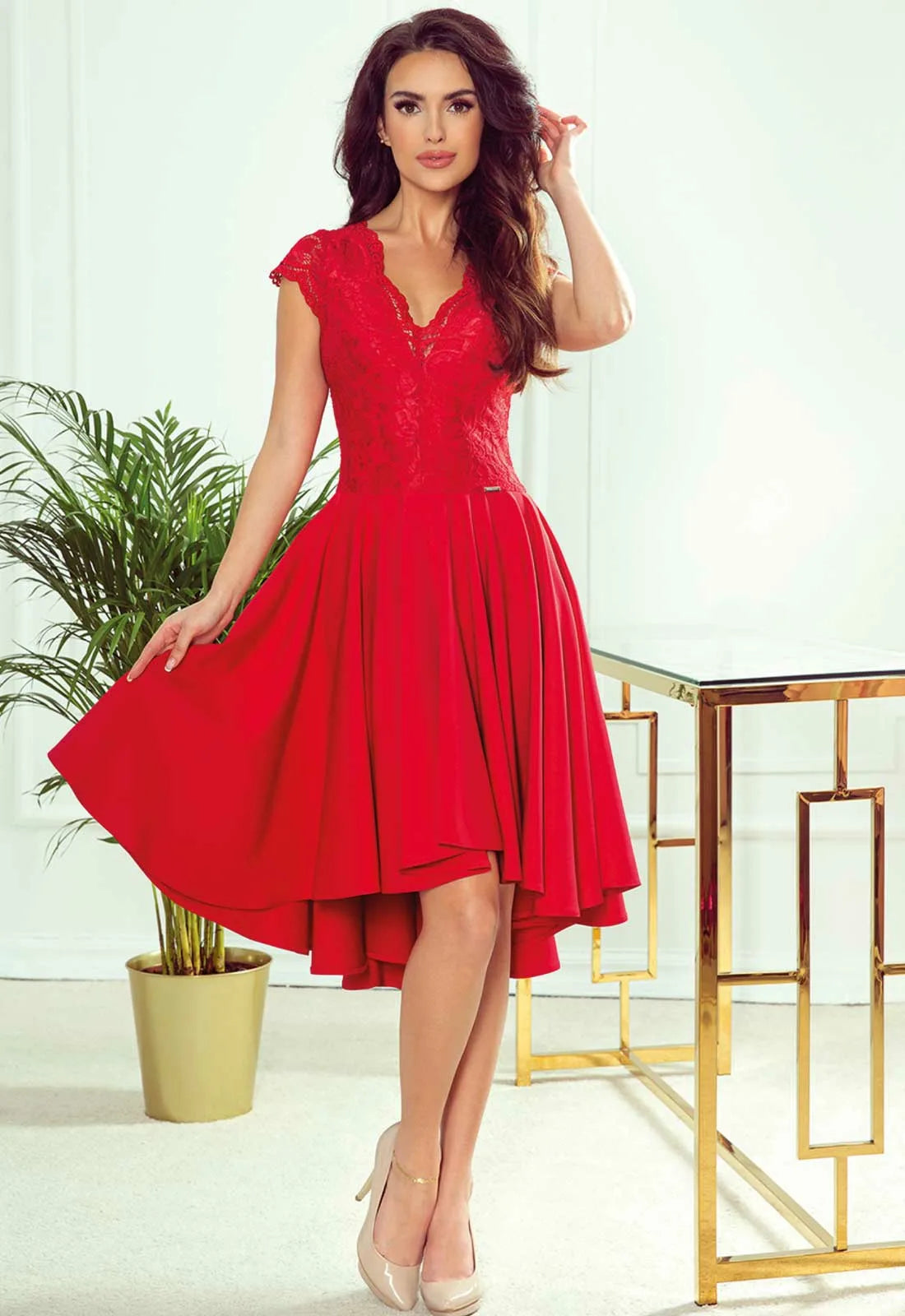 LBD Exclusive Red Patricia Party Dress-97217