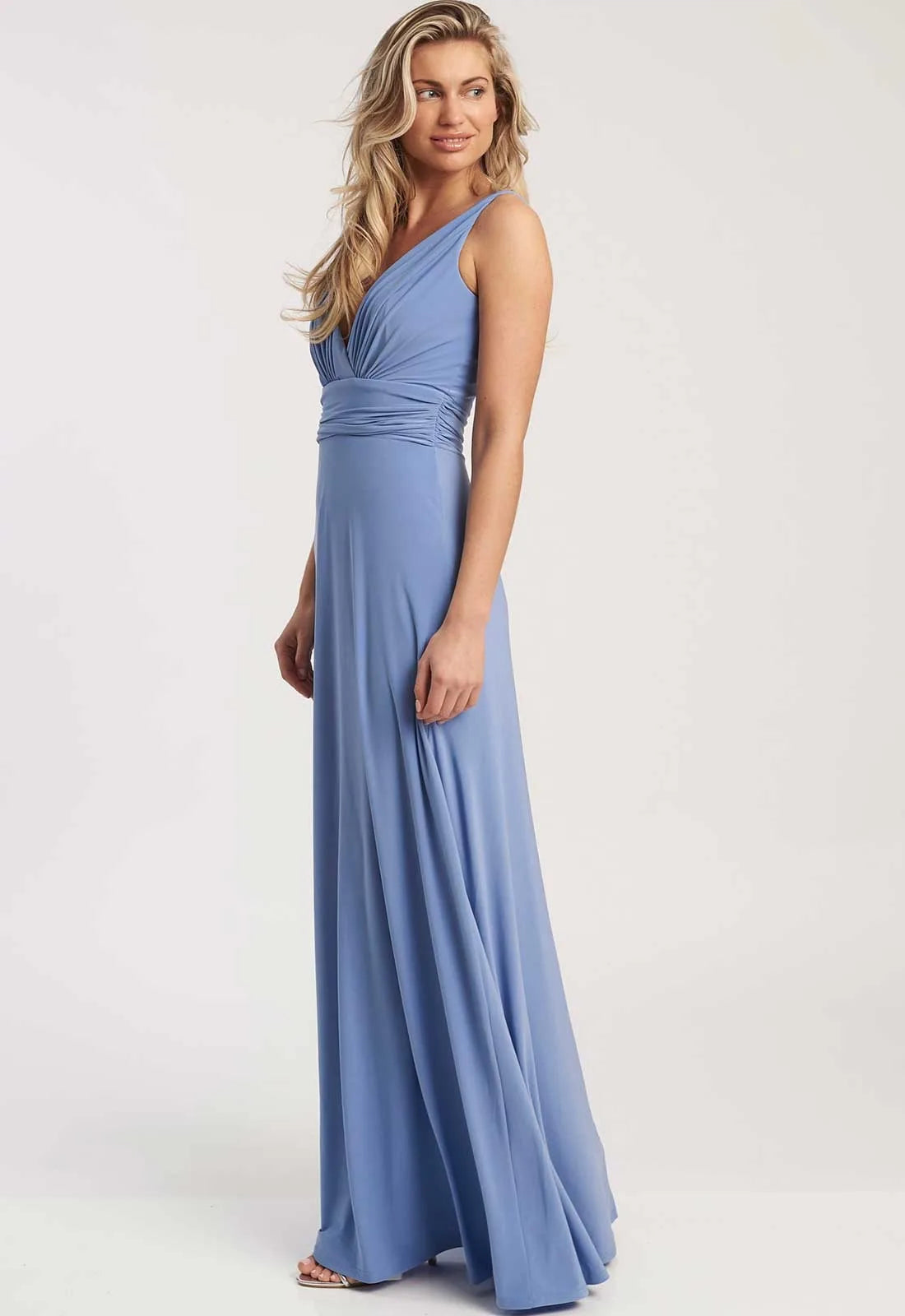 Revie London Blue Liana Maxi Dress-42589