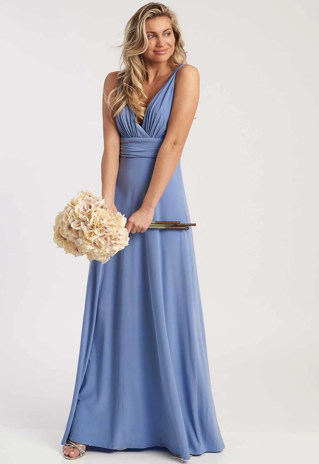 Revie London Blue Liana Maxi Dress