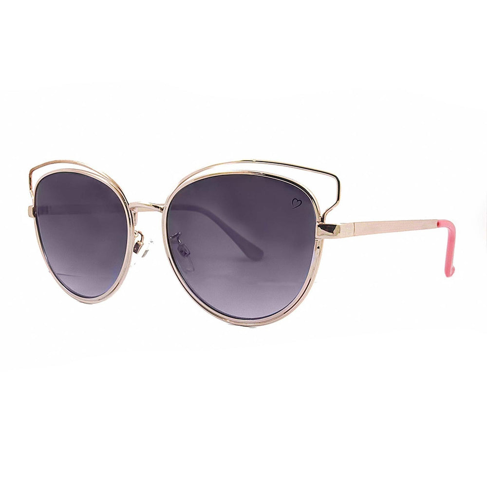 Ruby Rocks Metal 'Santorini' Skeleton Frame sunglasses in Gold