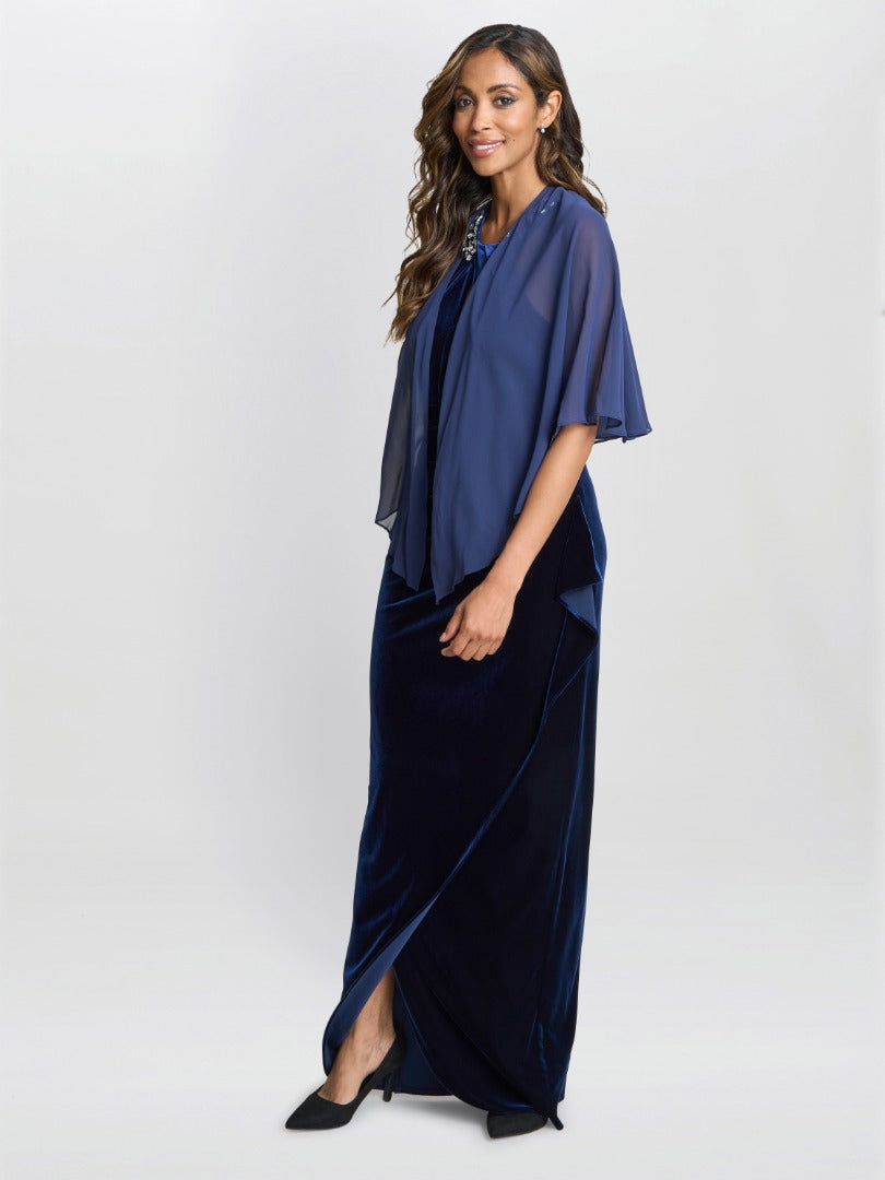 Gina Bacconi Chiffon Cover Up Shawl