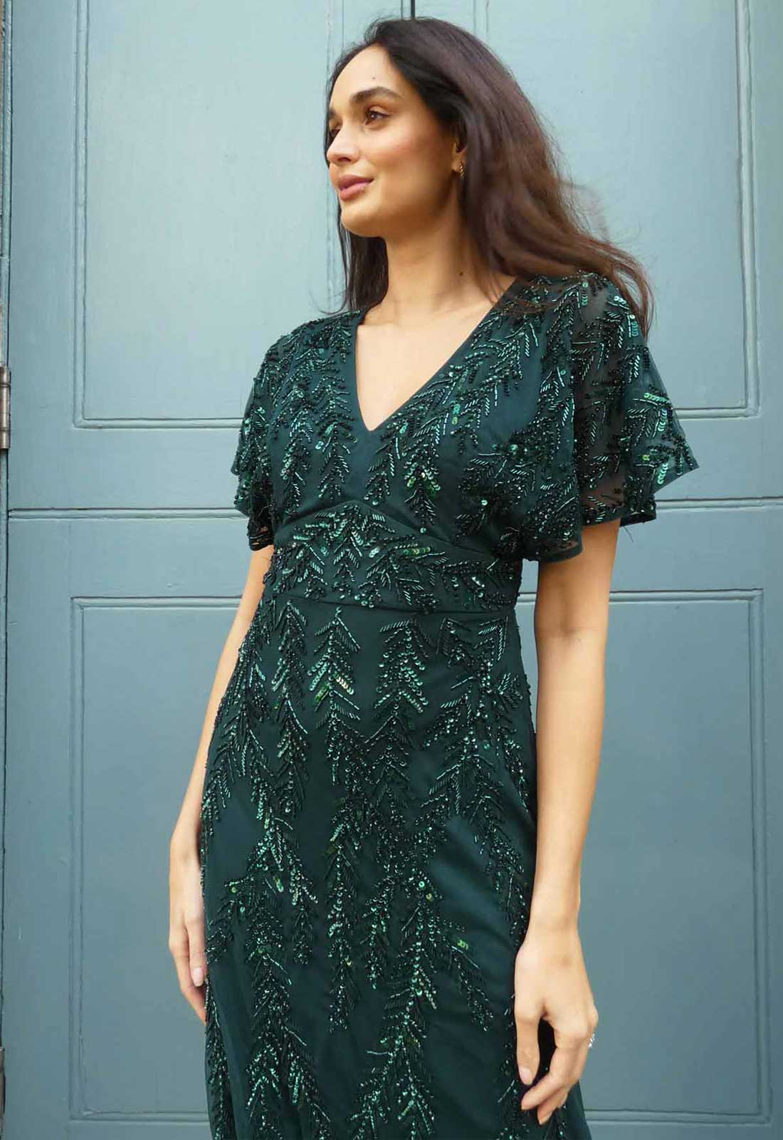 Raishma Couture Green Serenity Gown-120161