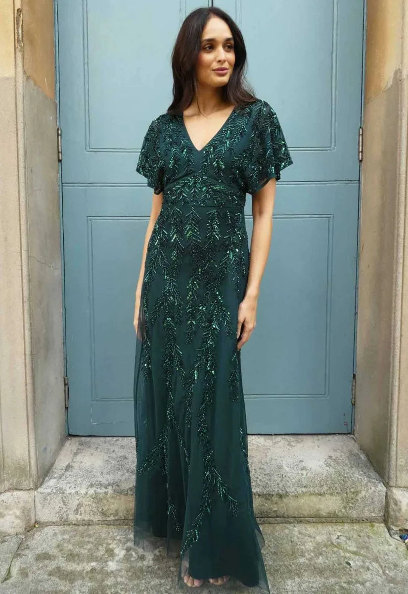 Raishma Couture Green Serenity Gown