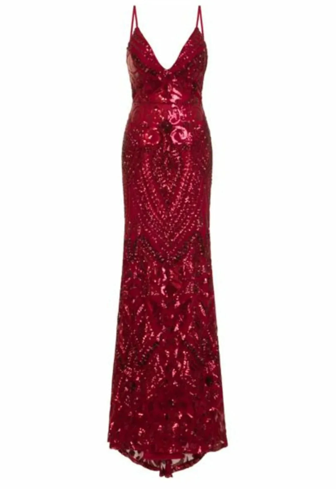 Nazz Collection Red Spotlight Maxi Dress-117770