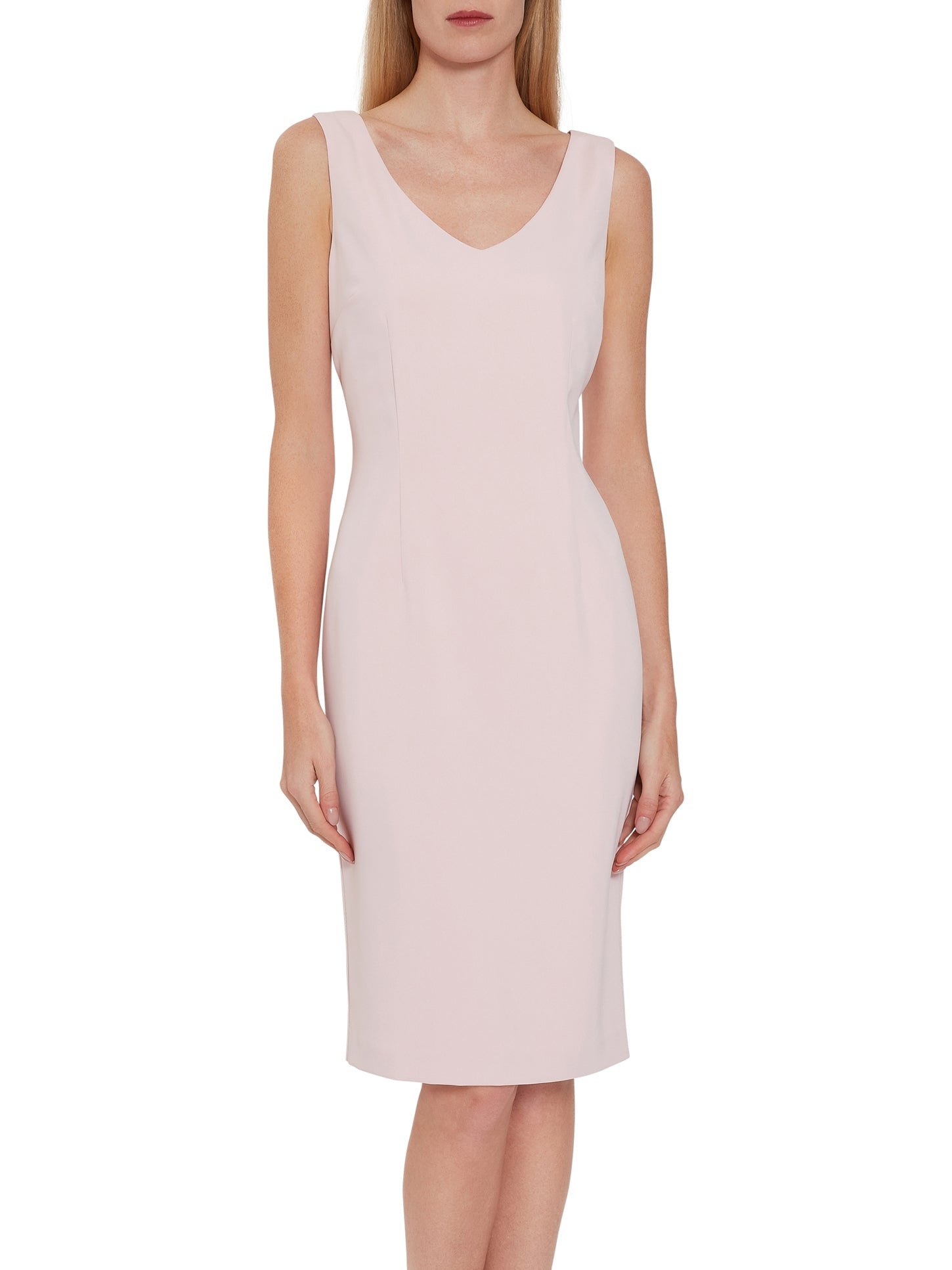 Gina Bacconi Merna Crepe Shift Dress