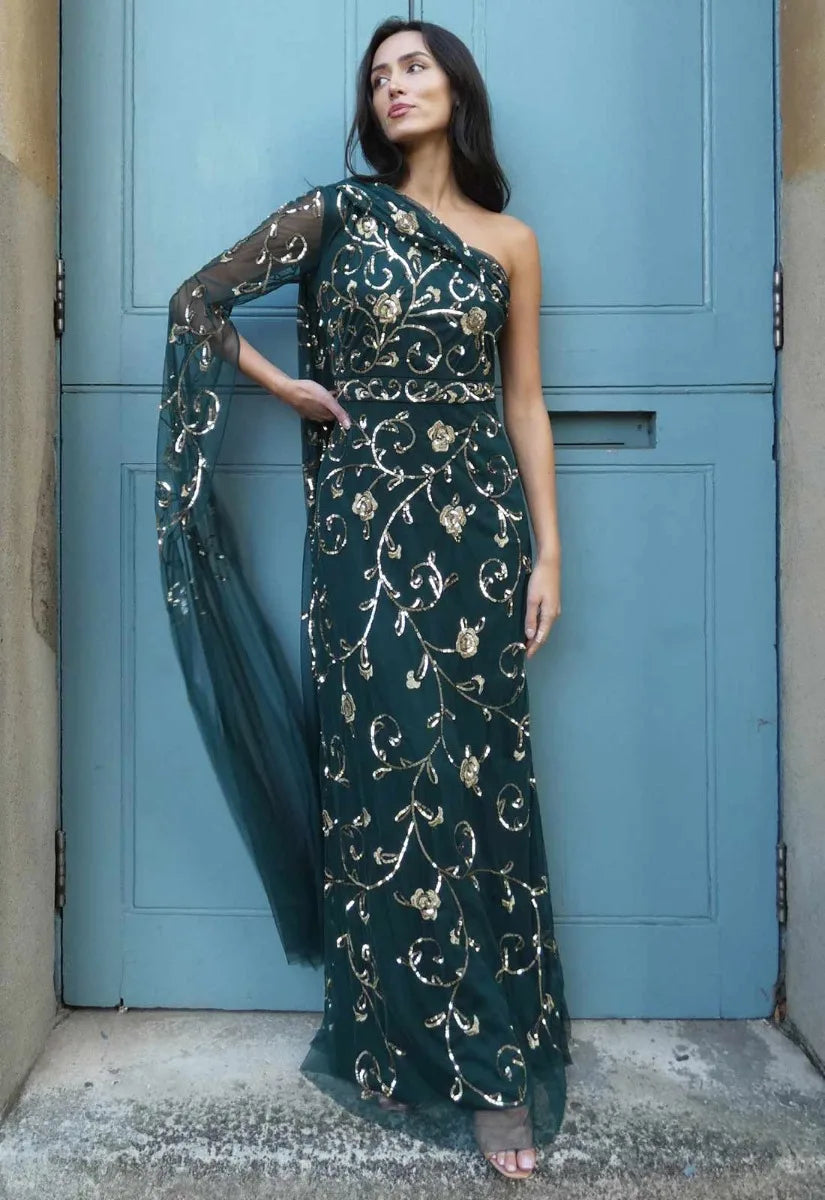 Raishma Couture Green Therese Dress