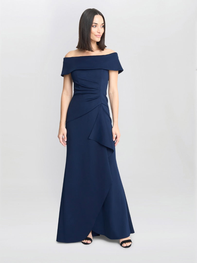 Gina Bacconi Carla Off The Shoulder Maxi Dress