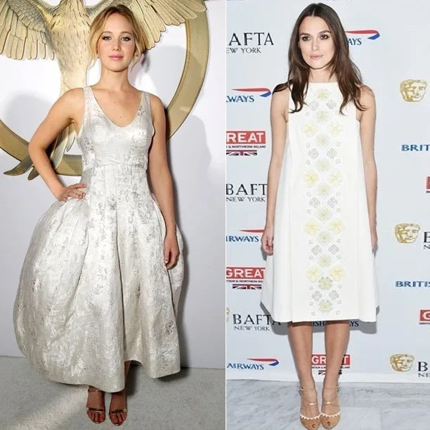 This week in dresses: winter whites and fairytale glamour