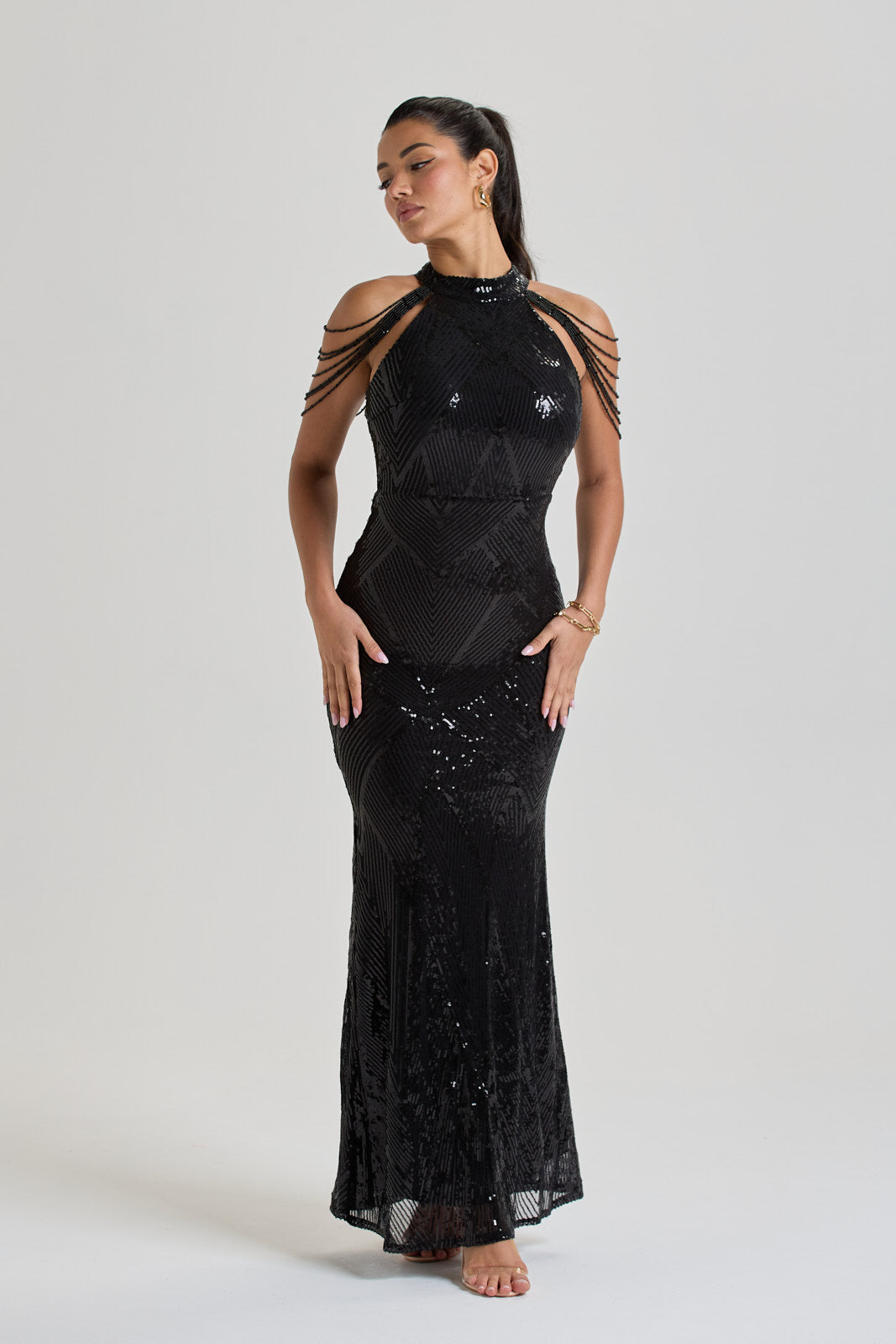 Discover our Chic Black Maxi Dresses Elegant Designer eveningwear littleblackdress