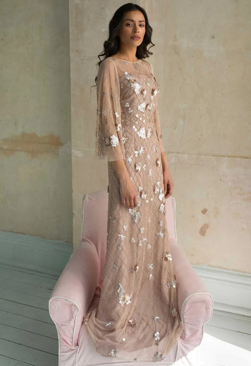 Raishma Blush Joan Maxi Dress