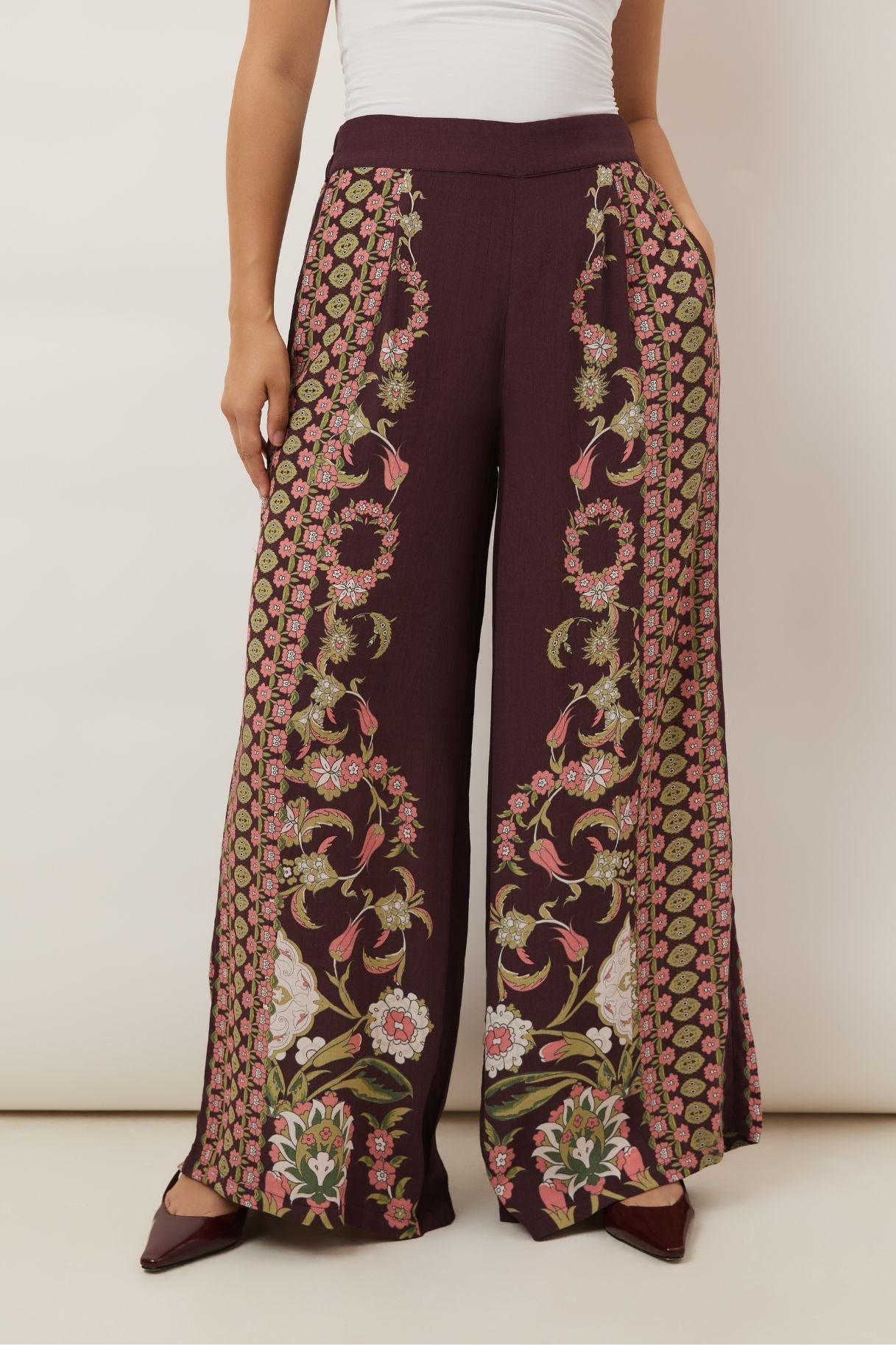 Raishma Studio Plum Rhea Trousers