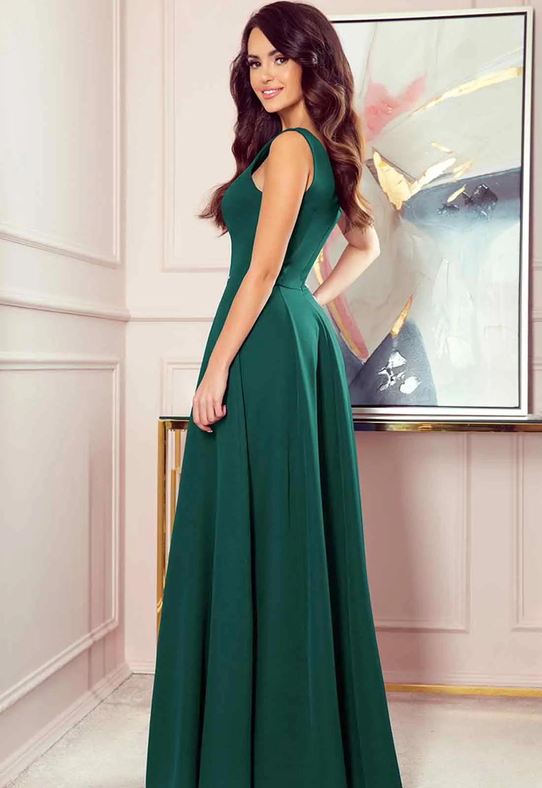 LBD Exclusive Green Cindy Maxi Dress-116882