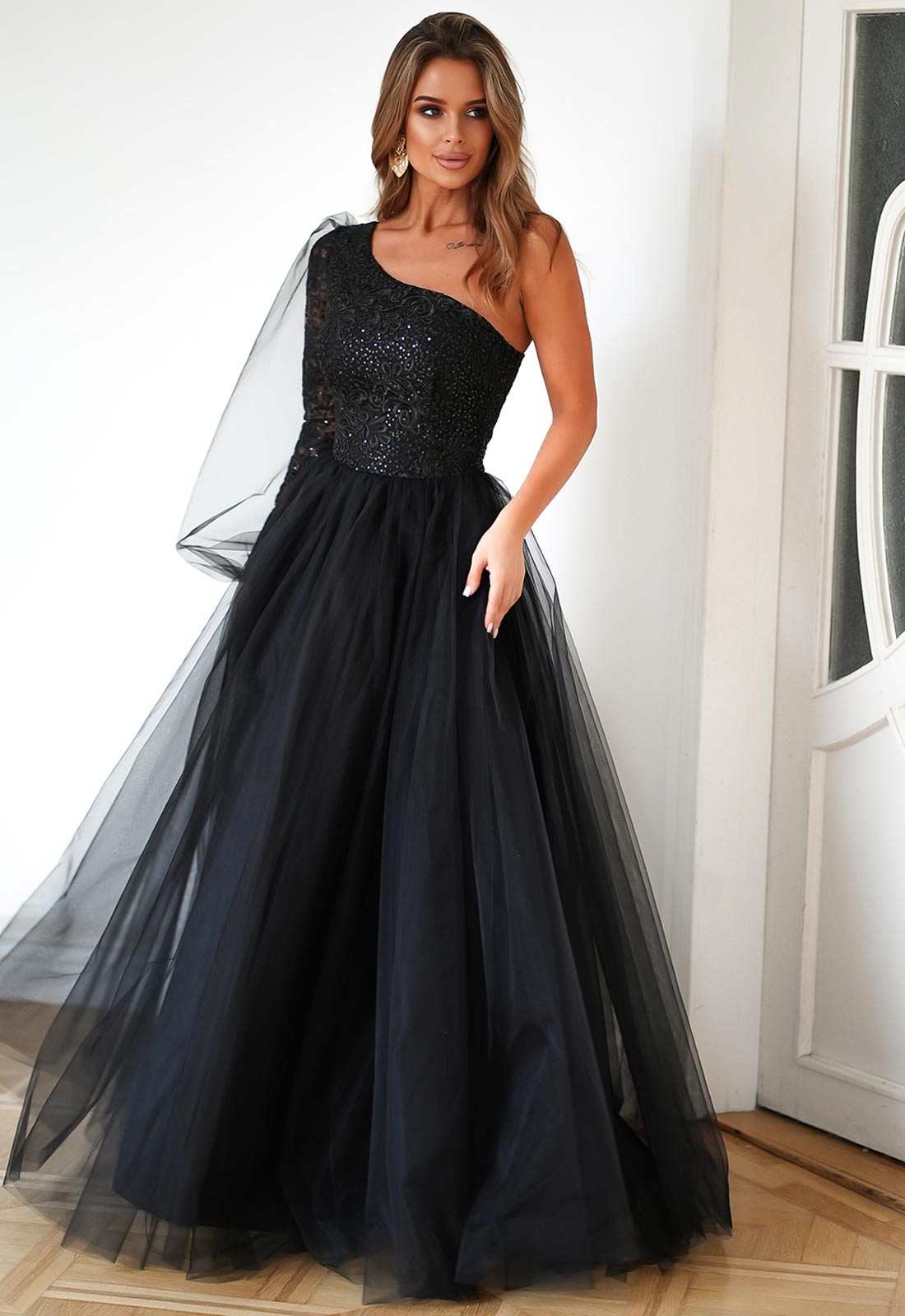 LBD Exclusive Black Blair Prom Dress