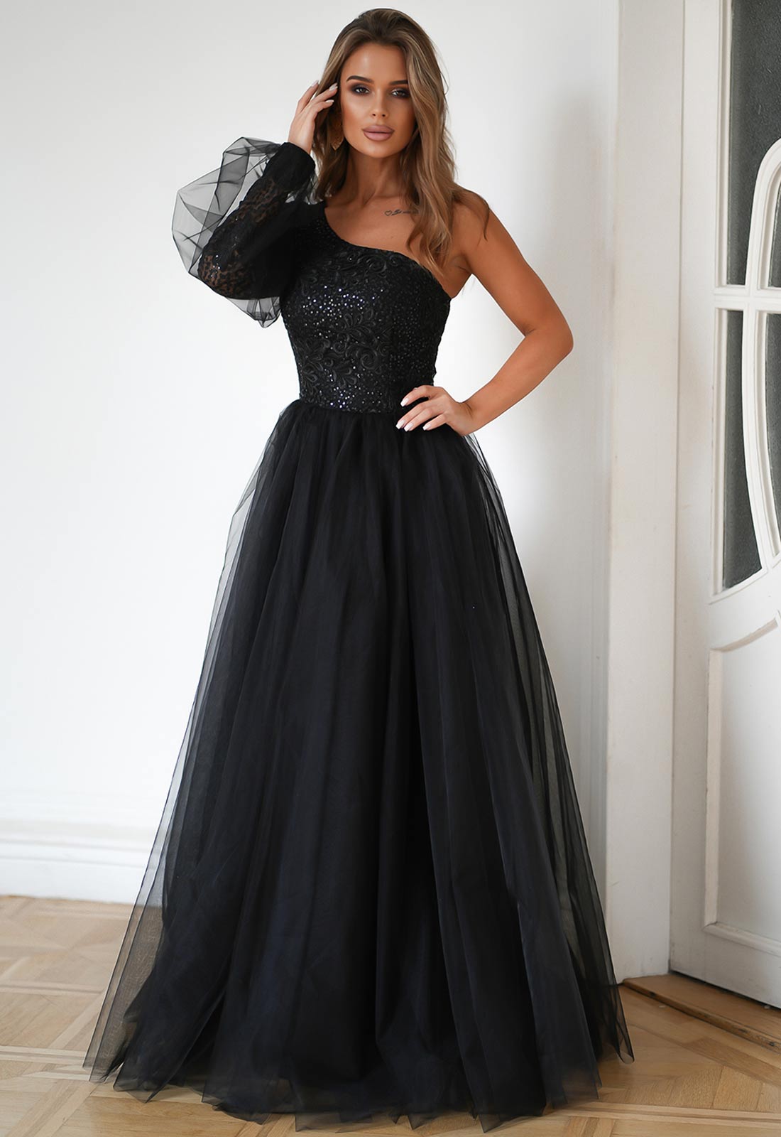 LBD Exclusive Black Blair Prom Dress