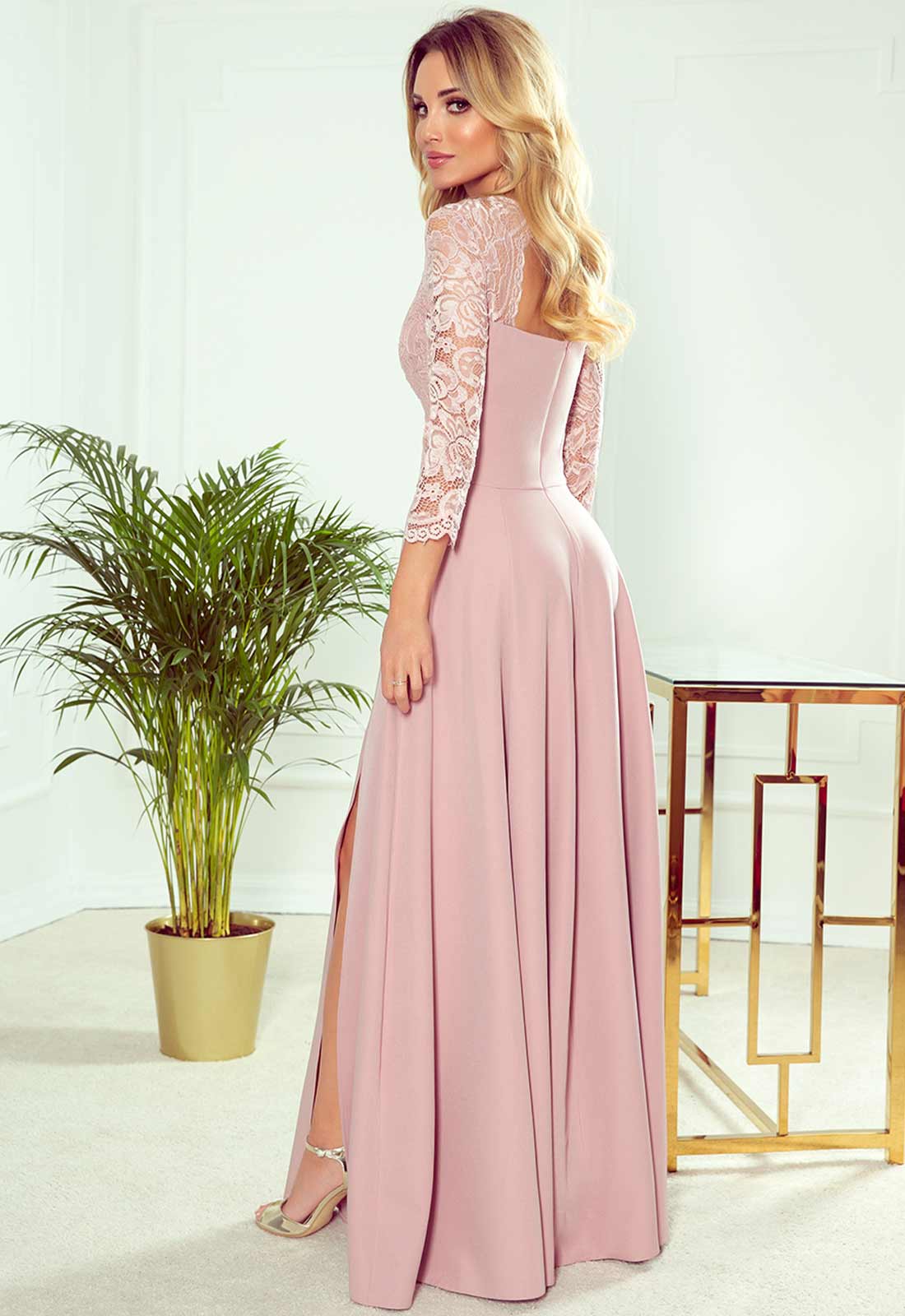 Pink Amber Long Maxi Dress LBD Exclusive