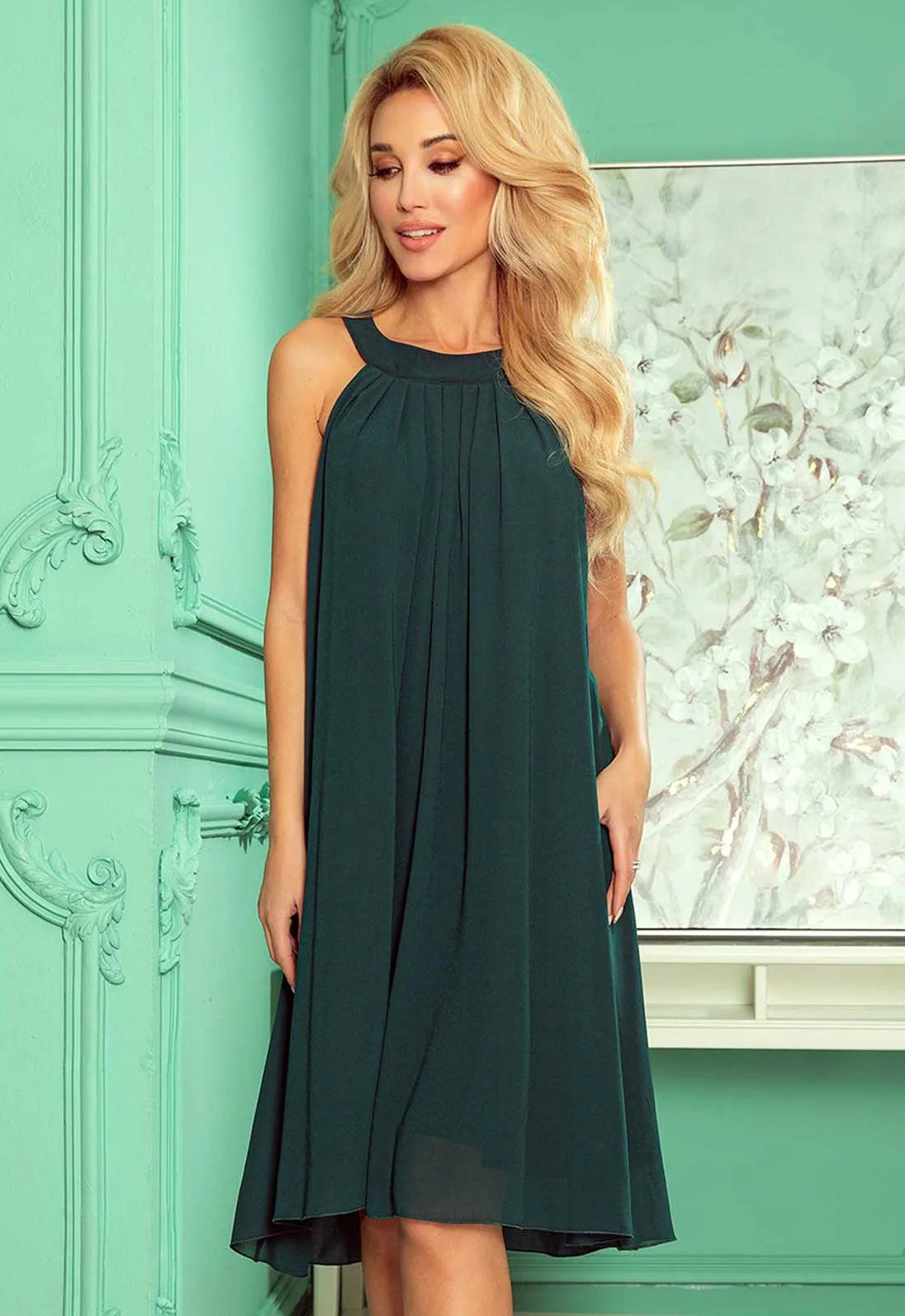 LBD Exclusive Green Alize Cocktail Dress-109532