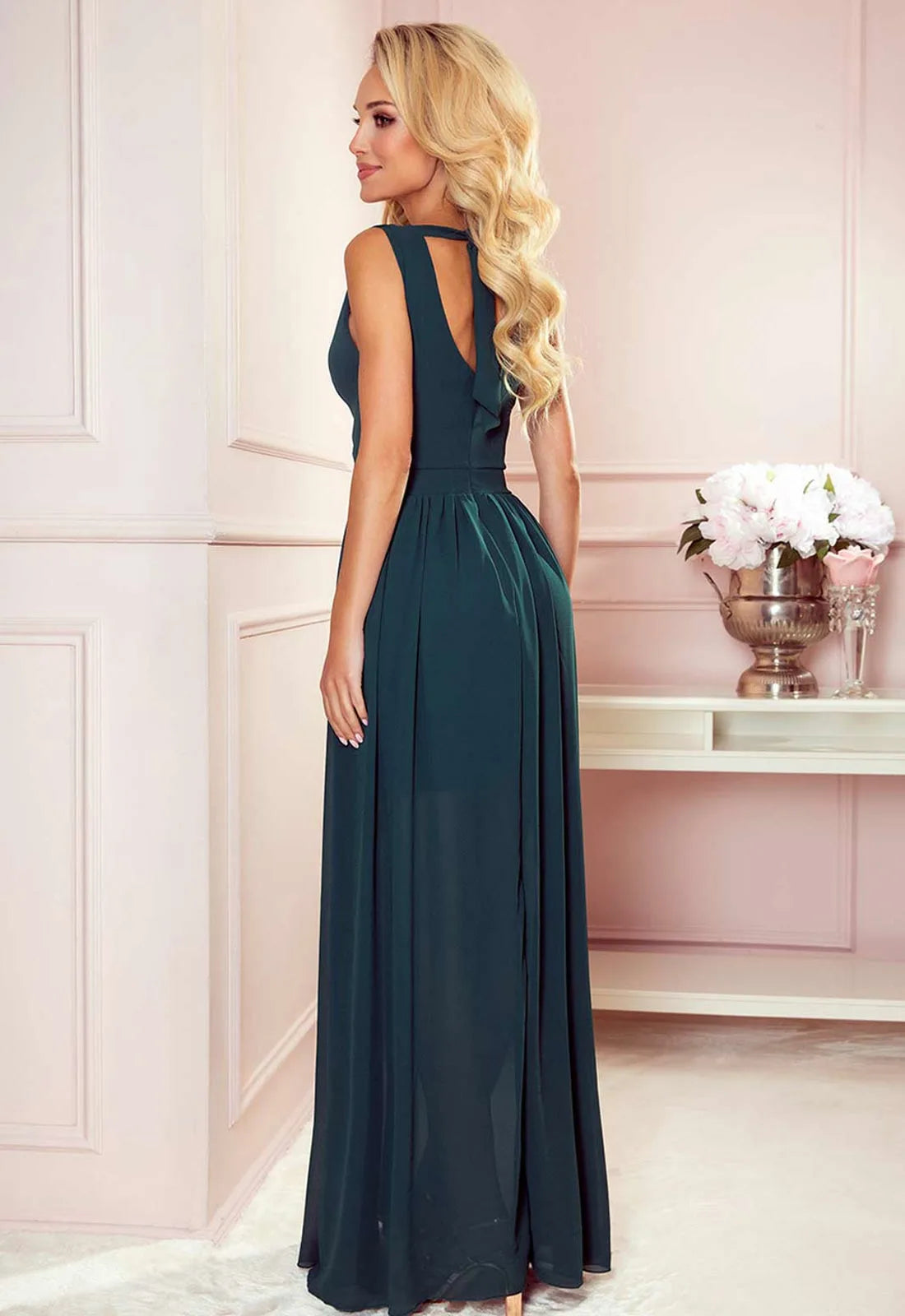 LBD Exclusive Green Justine Maxi Dress-109484