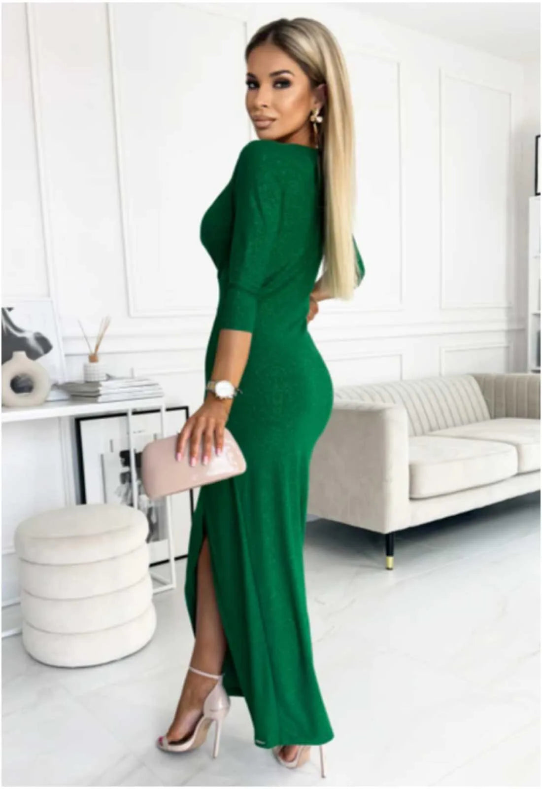 LBD Exclusive Green Shelley Dress