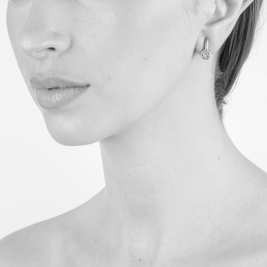 Cachet London Lara Simple Stud Silver Earrings