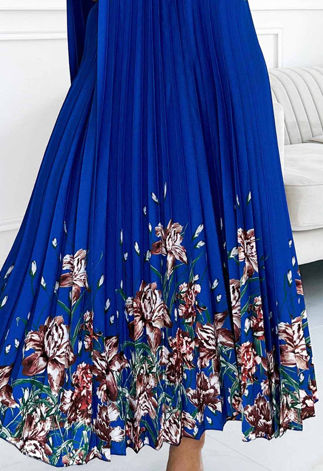 LBD Exclusive Blue Ester Maxi Dress