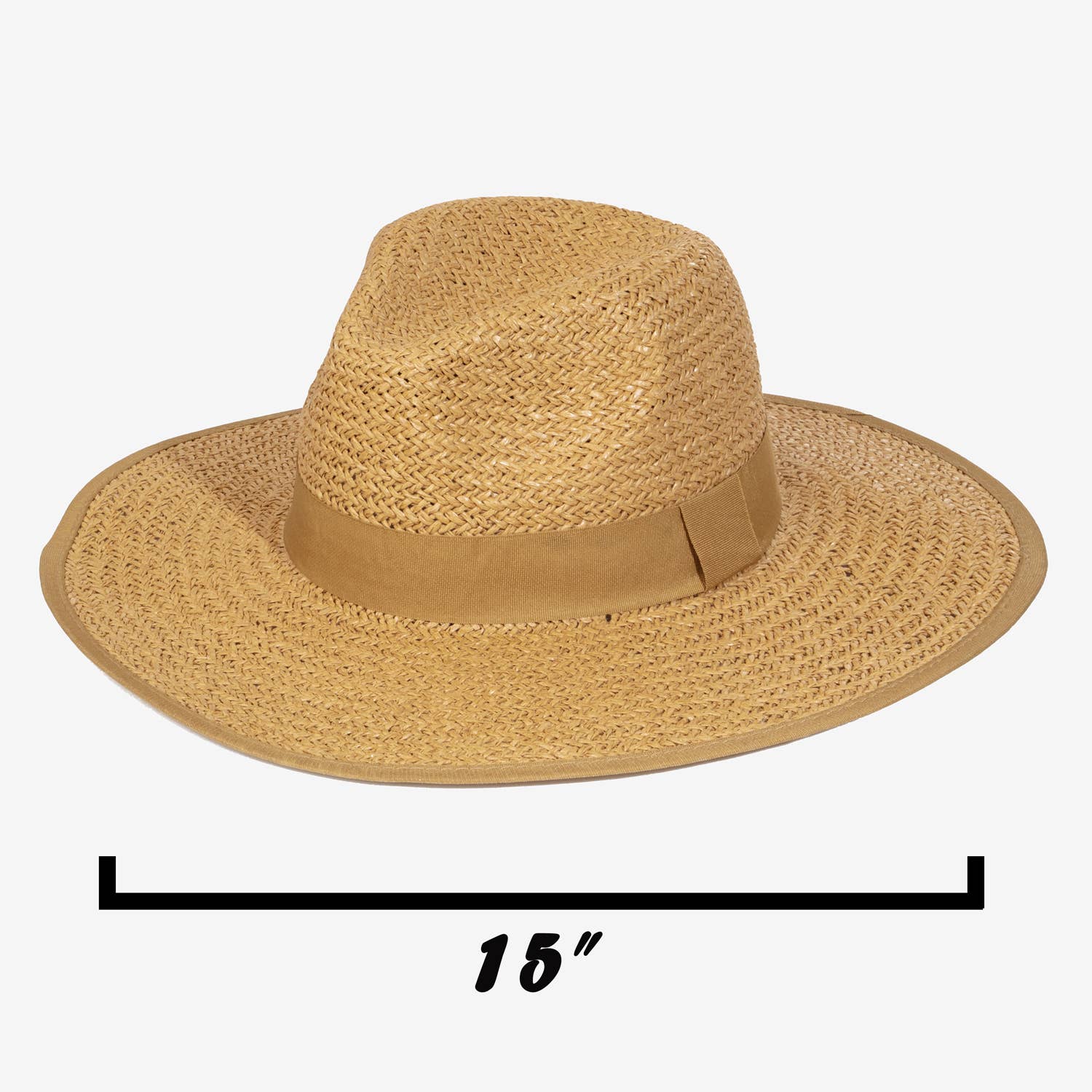 Soul Of Sita Straw Braided Ribbon Band Fedora Hat: Bk