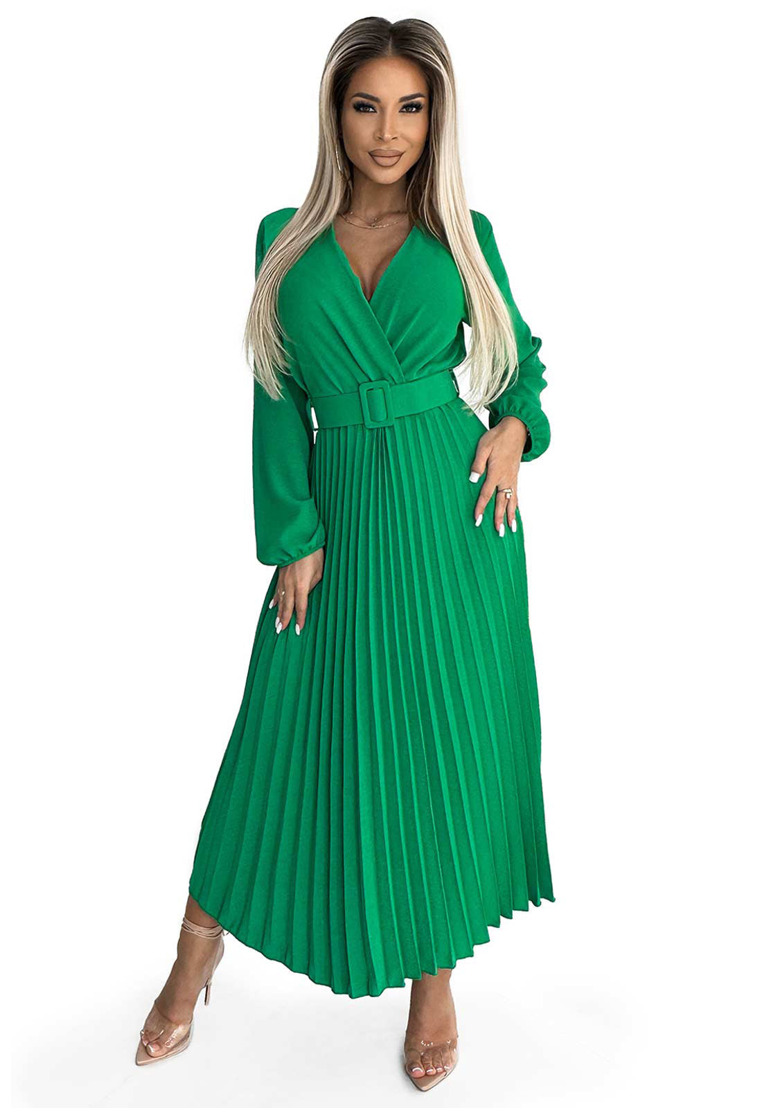 LBD Exclusive Green Viviene Cocktail Dress