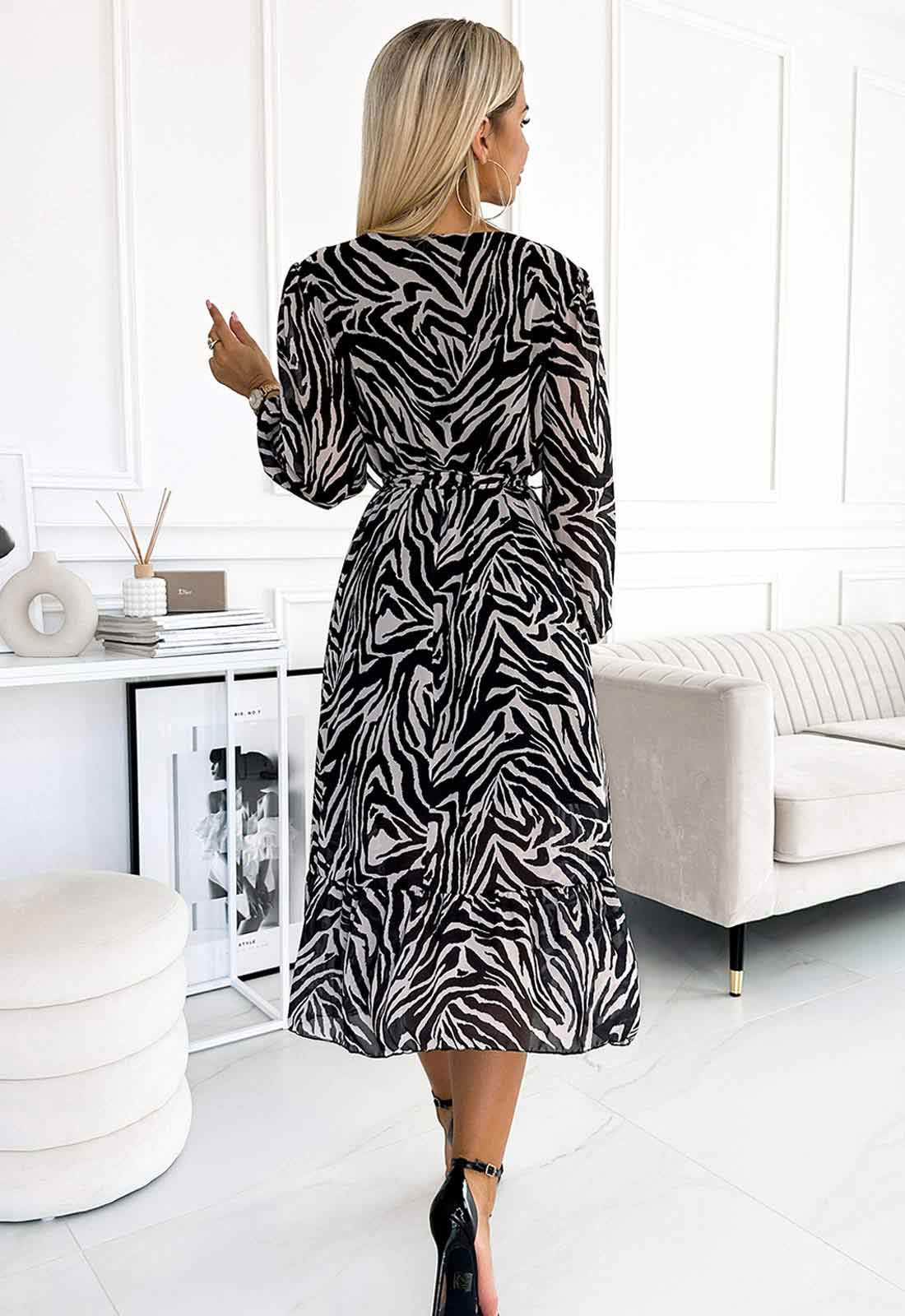LBD Exclusive Zebra Print Dress