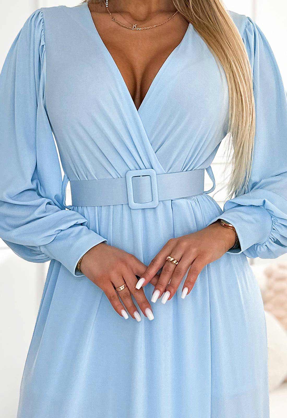 LBD Exclusive Blue Fiorella Maxi Dress