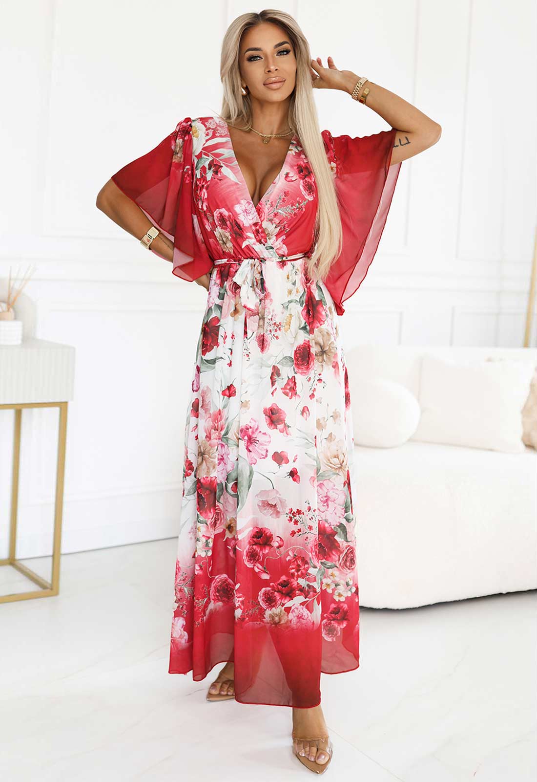 LBD Exclusive Flo Wrap Floral Dress