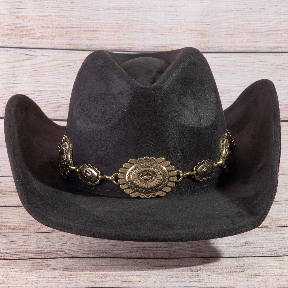Western Concho Cowboy Hat: DBR