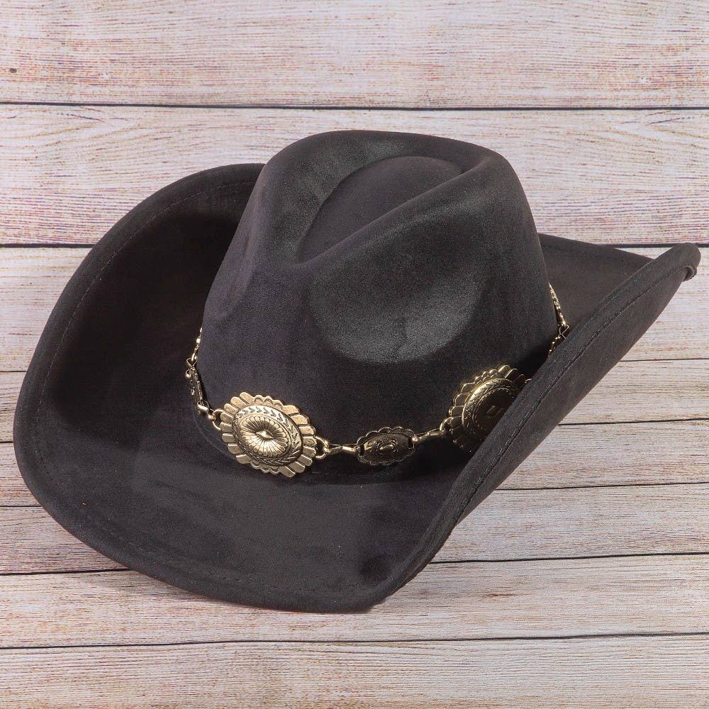 Western Concho Cowboy Hat: DBR