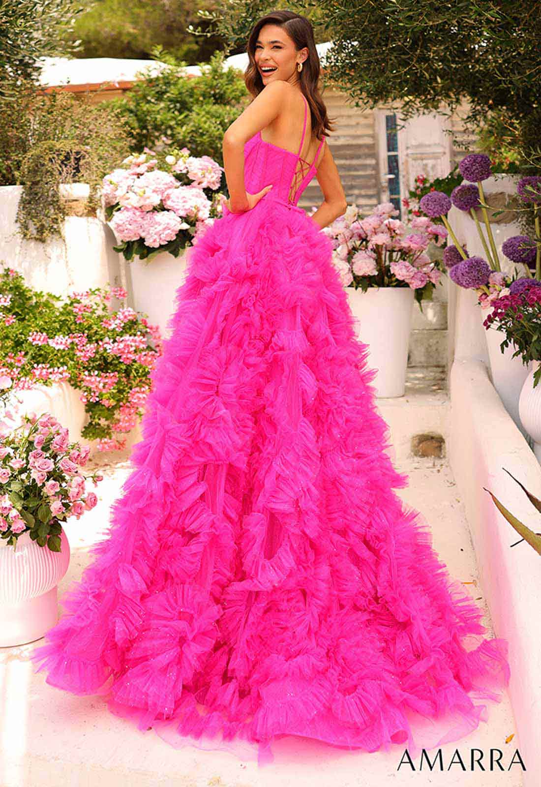 Amarra Pink Jenner Prom Dress