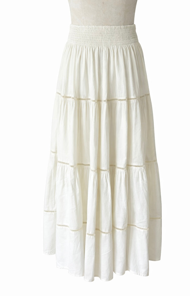 Soul Of Sita Alice Cotton Voile Long Gypsy Skirt