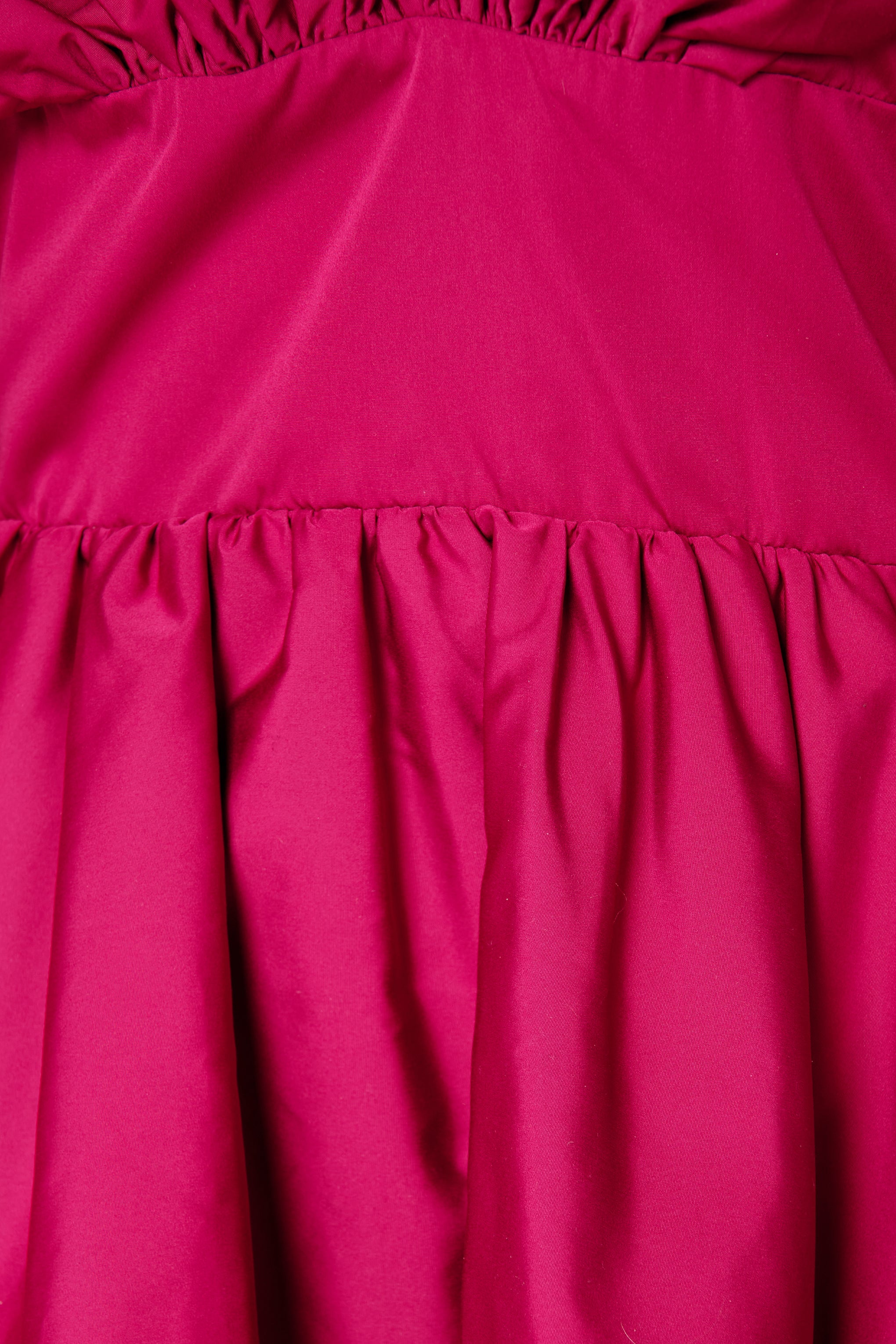 Dora Mulberry Bardot Waterfall Maxi Dress-image-3