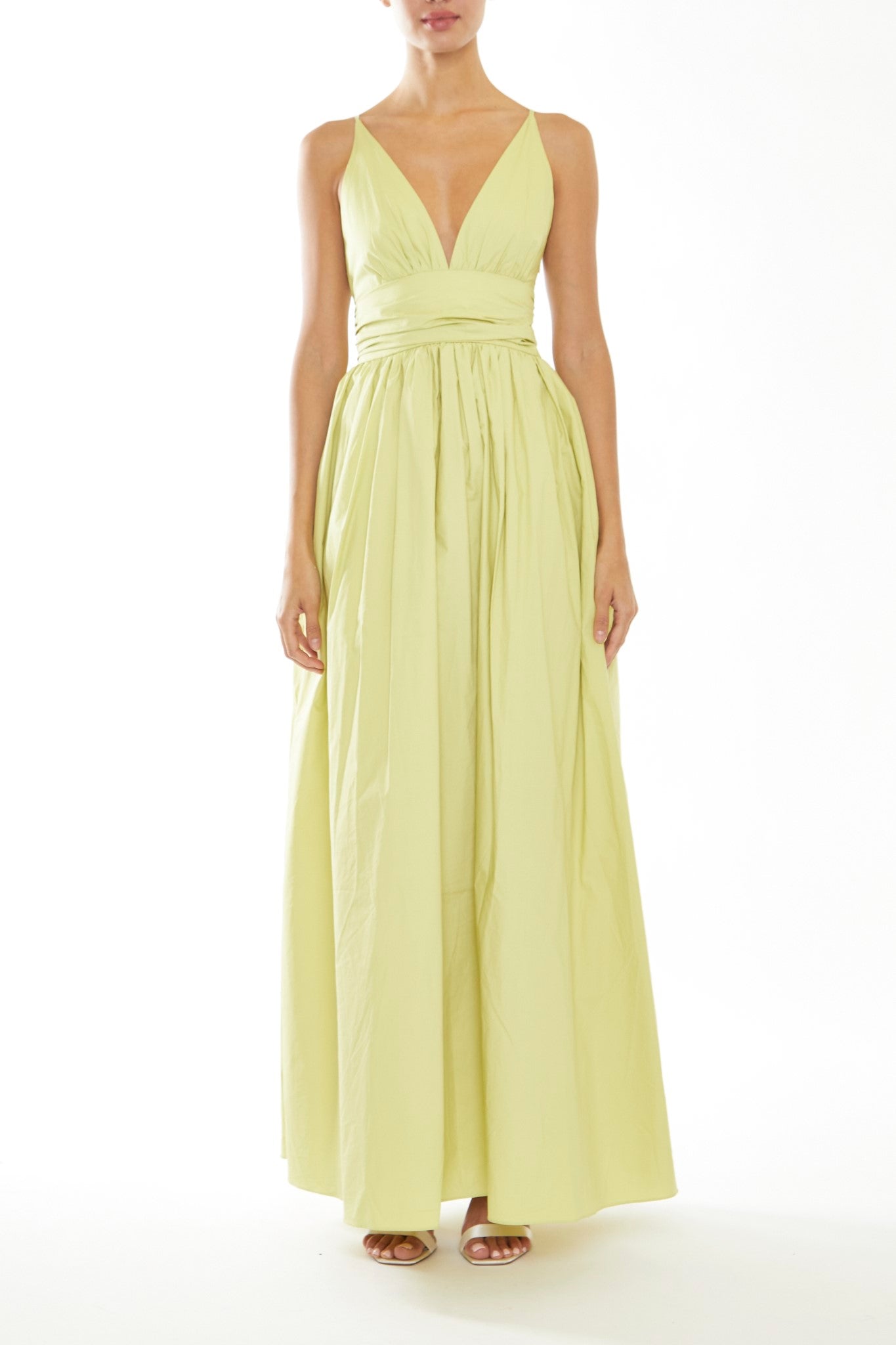 Freya Apple Green Bow Back Maxi Dress-image-1