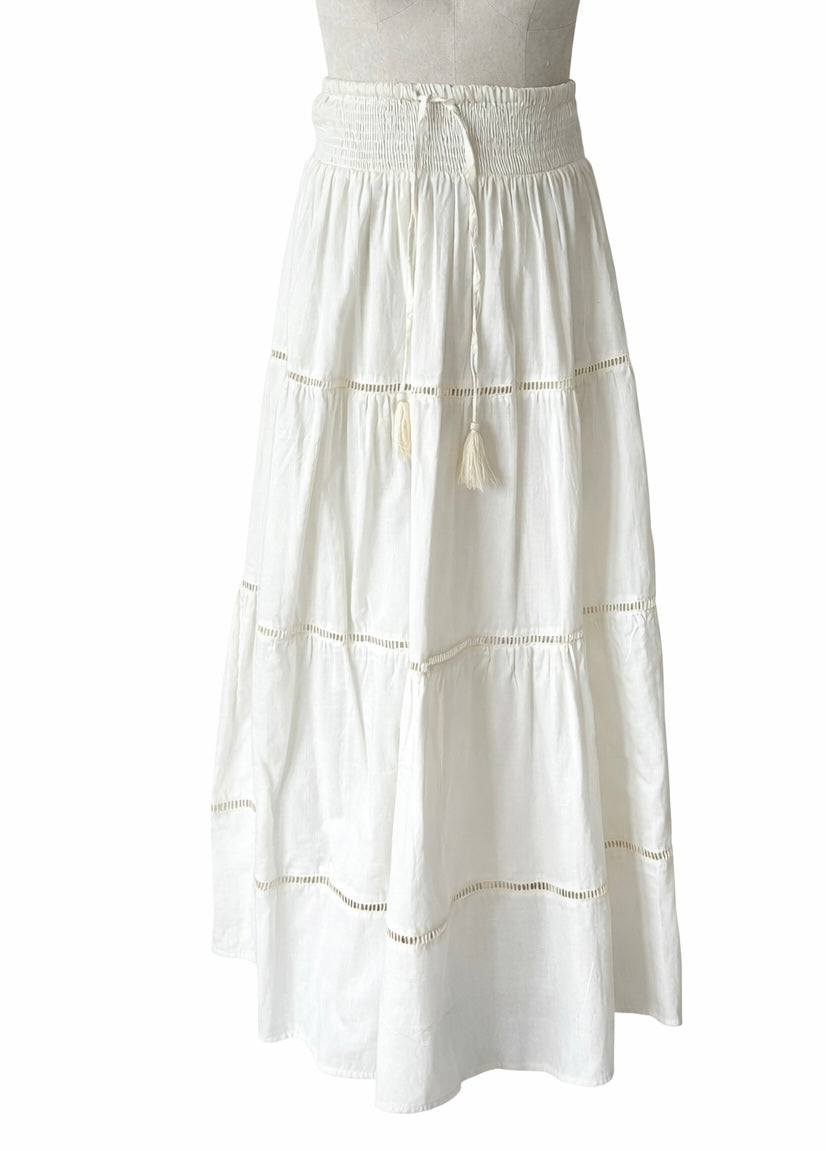 Soul Of Sita Alice Cotton Voile Long Gypsy Skirt