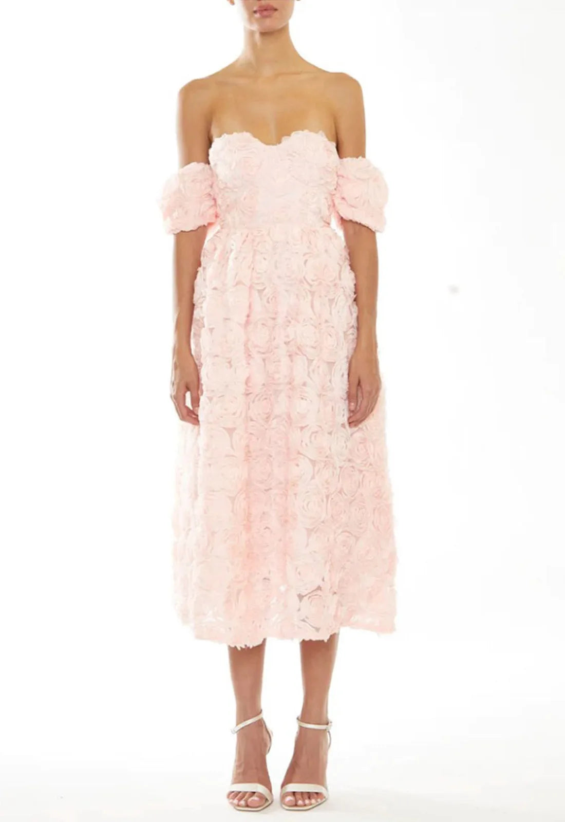 True decadence Peach Amelia Cocktail Dress