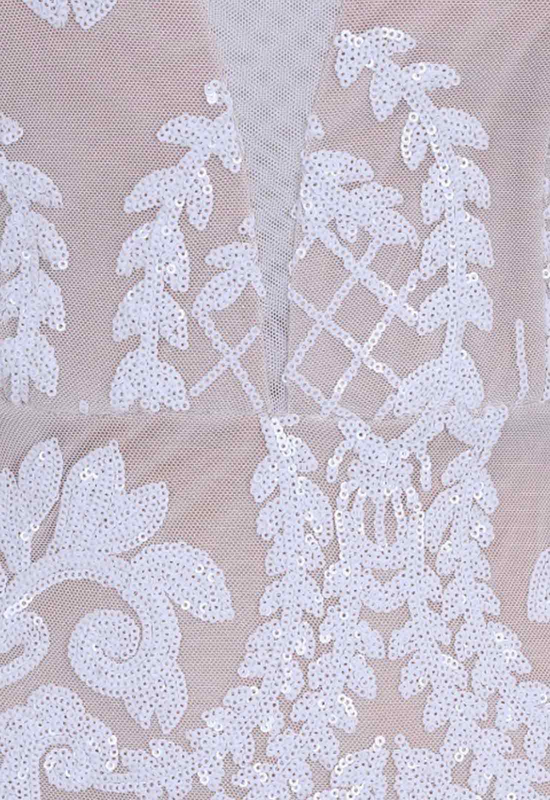 Nazz Collection White Annabella Evening Dress