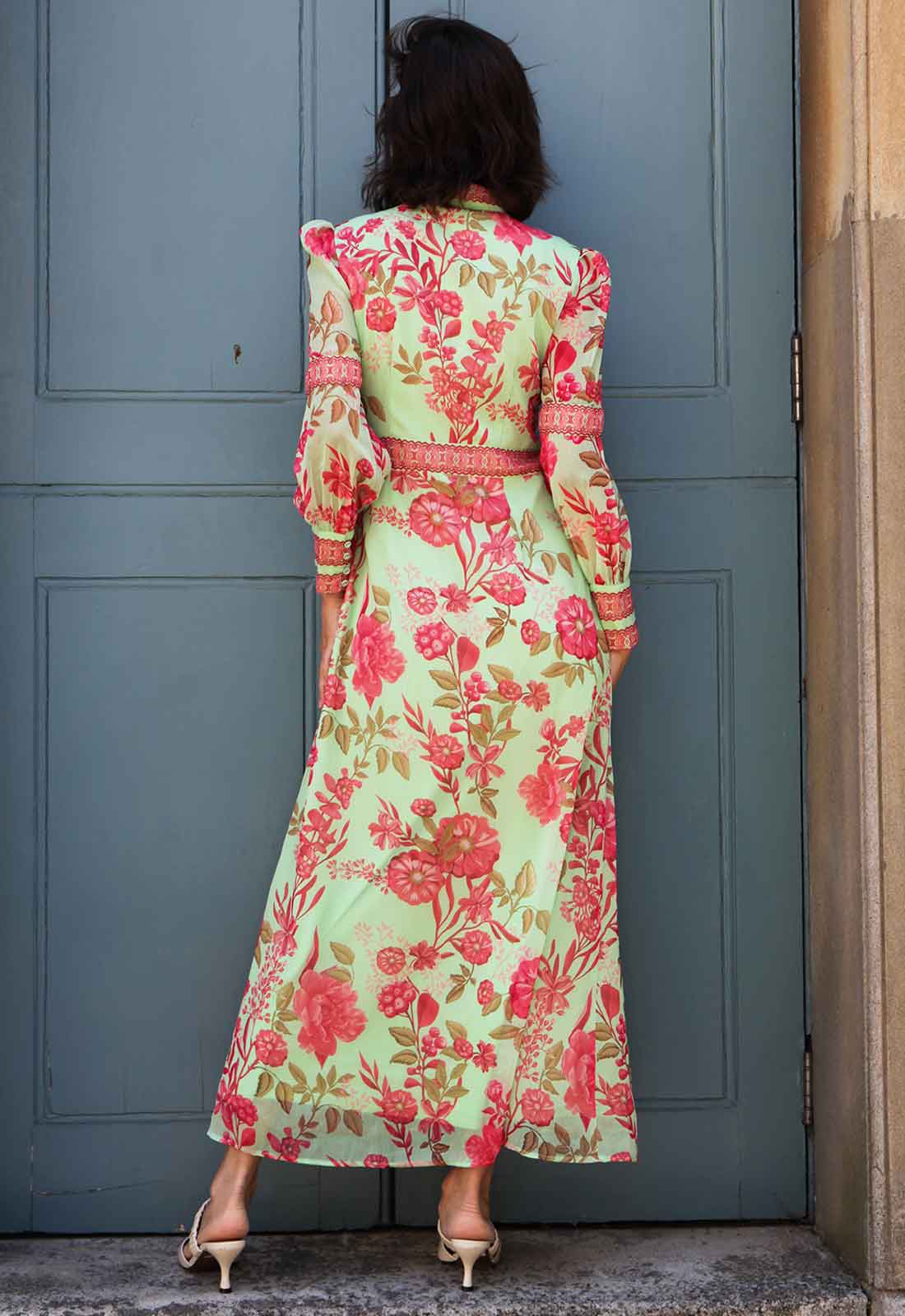 Raishma Studio Green Aspen Dress