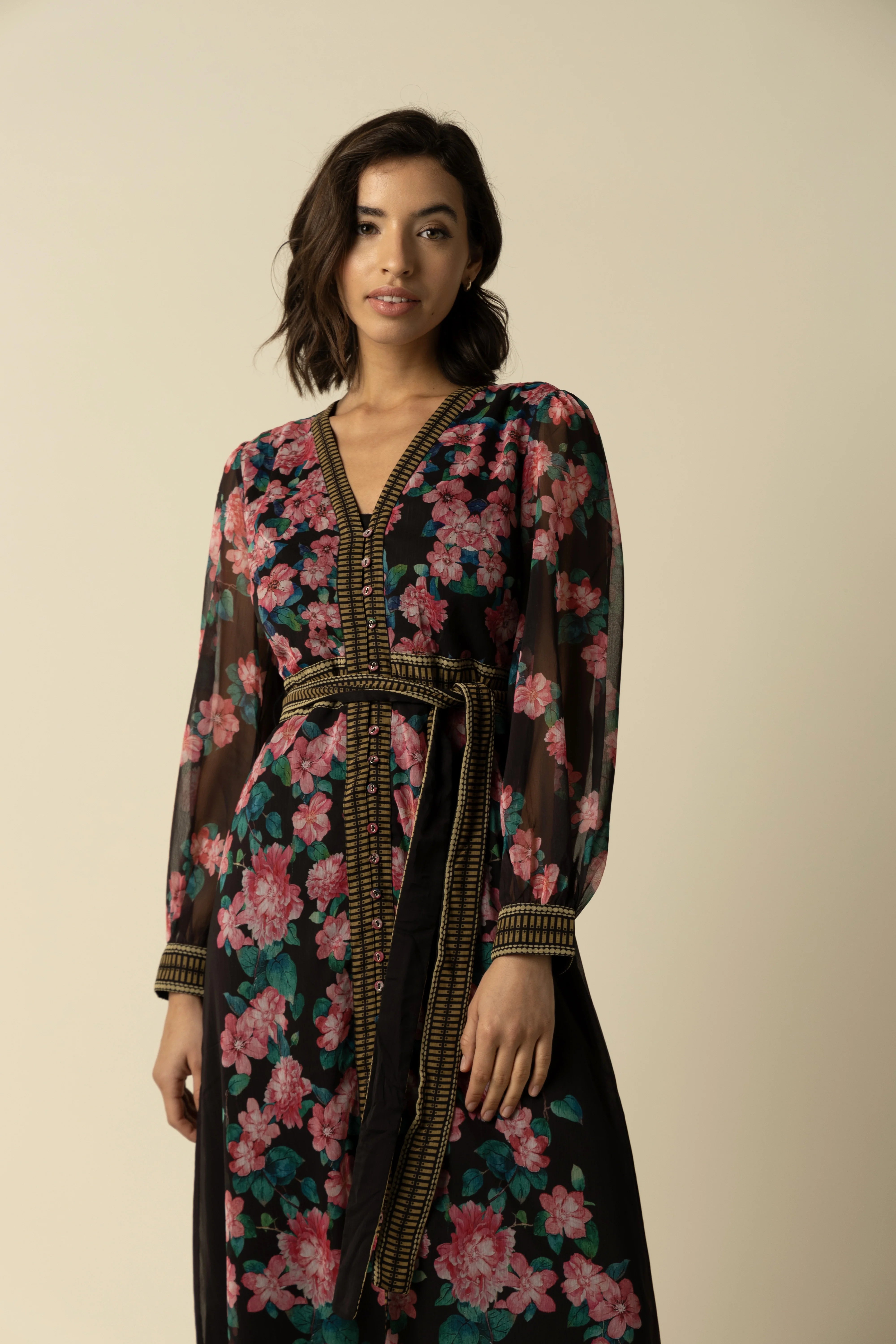 Raishma Studio Black Athena Dress