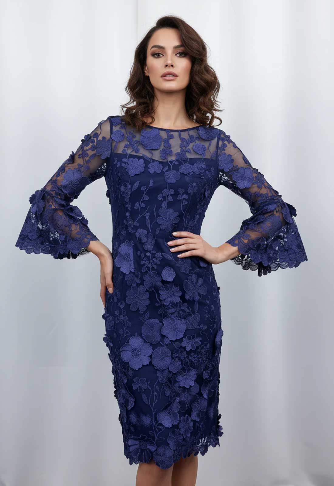 Samantha Jane Navy Carrie Cocktail Dress