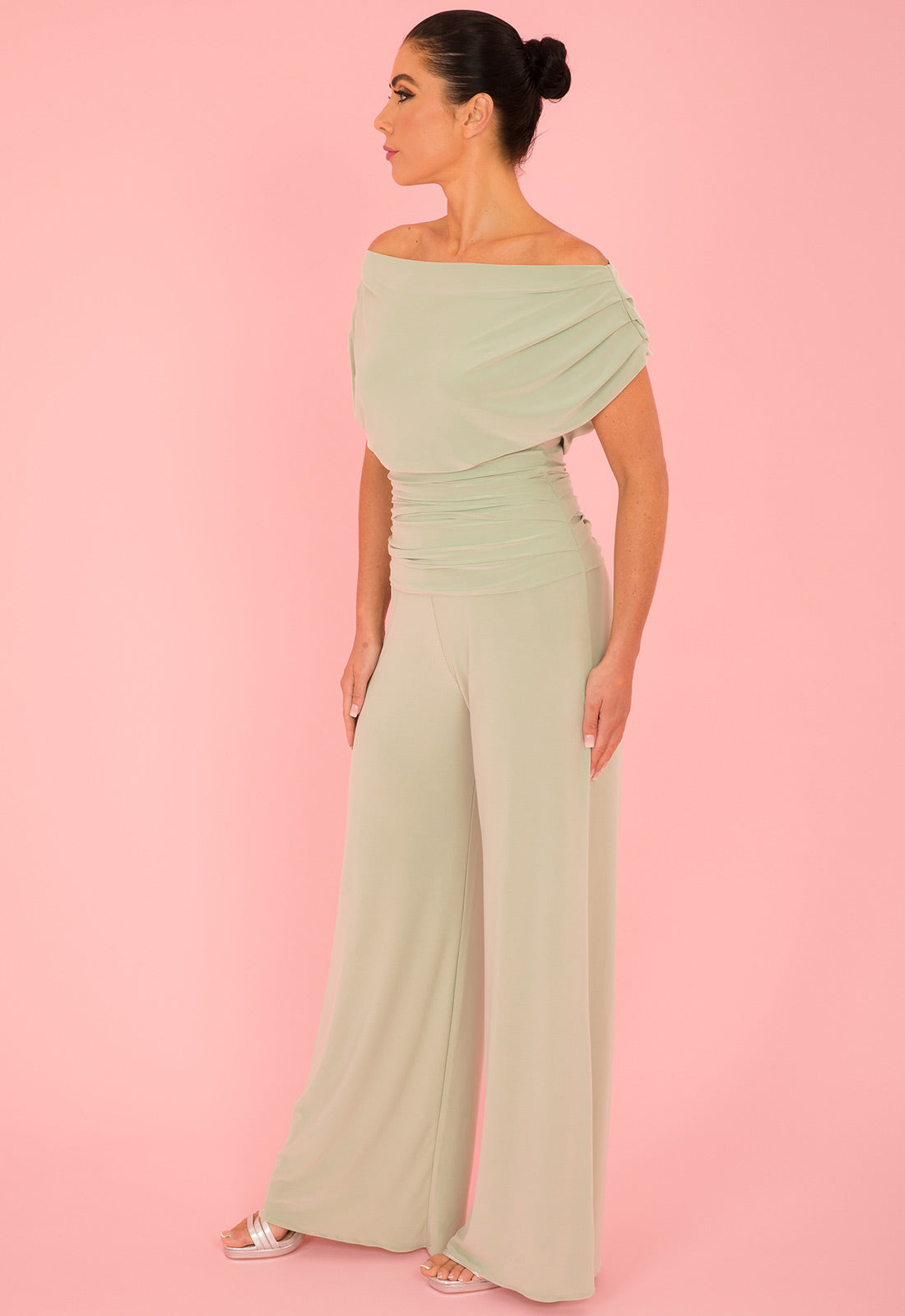 Atom Label Powder Blue Carbon Jumpsuit
