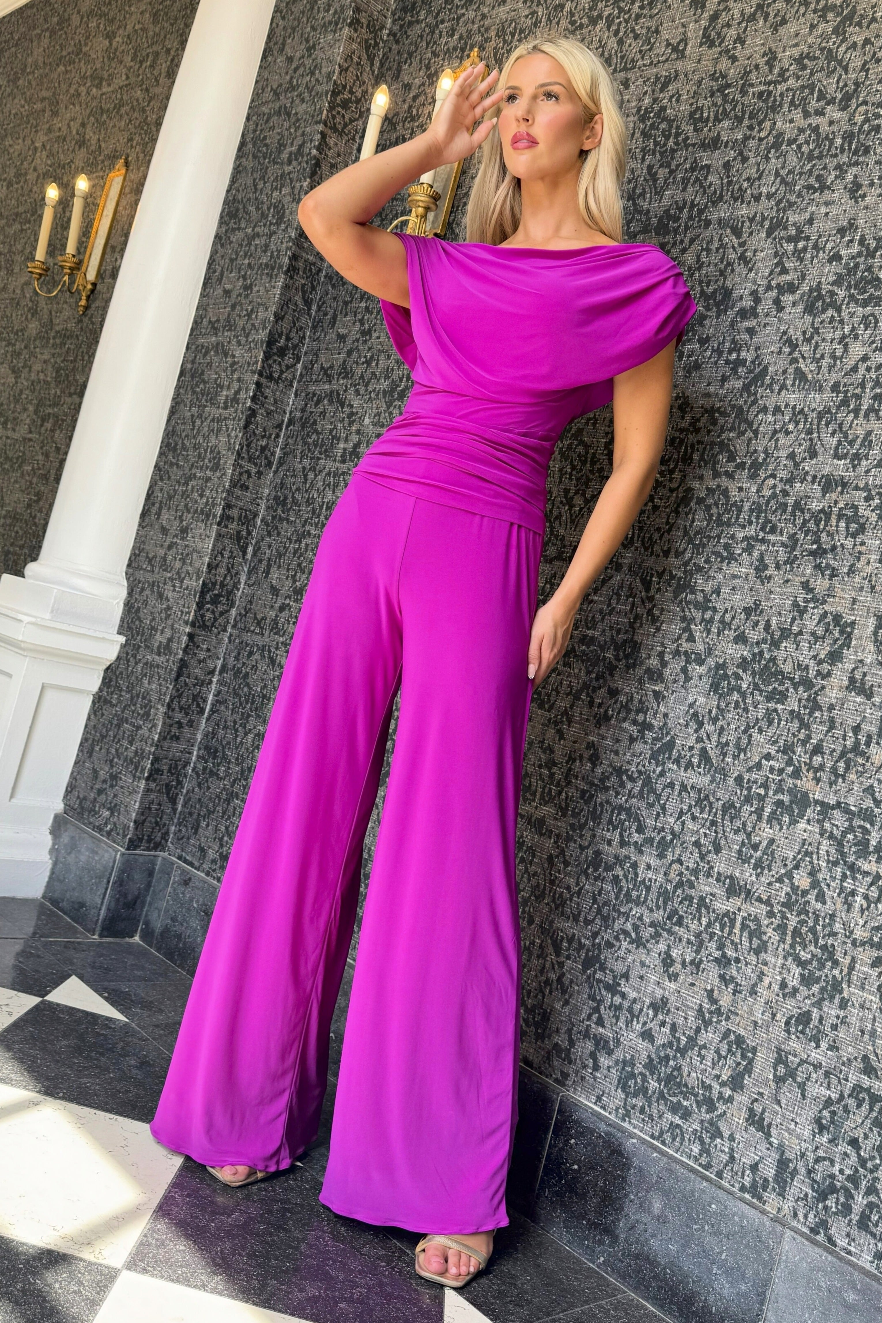 Atom Label Magenta D2 Ss26 Carbon Jumpsuit