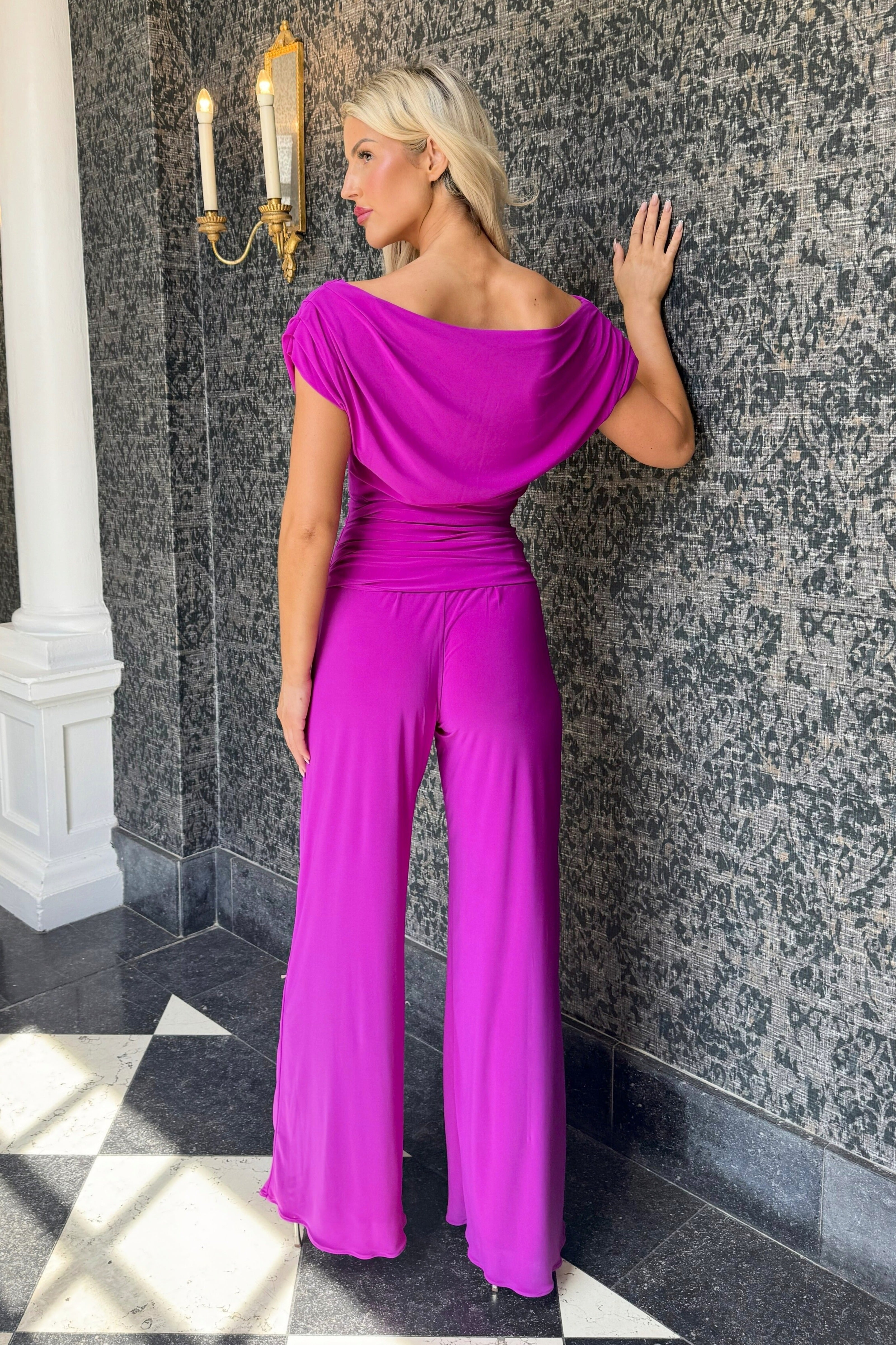 Atom Label Magenta D2 Ss26 Carbon Jumpsuit