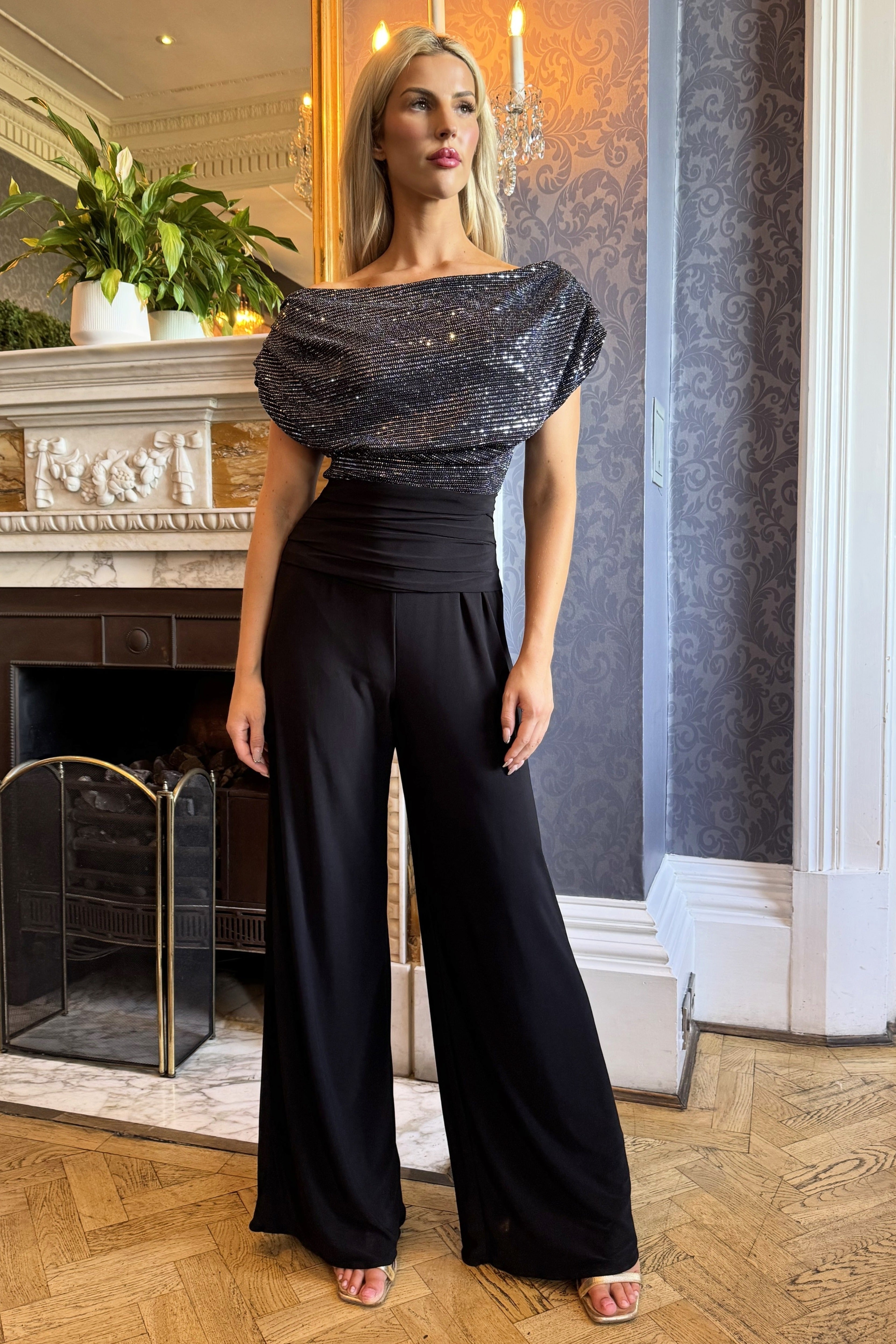 Atom Label Gunmetal Carbon Jumpsuit