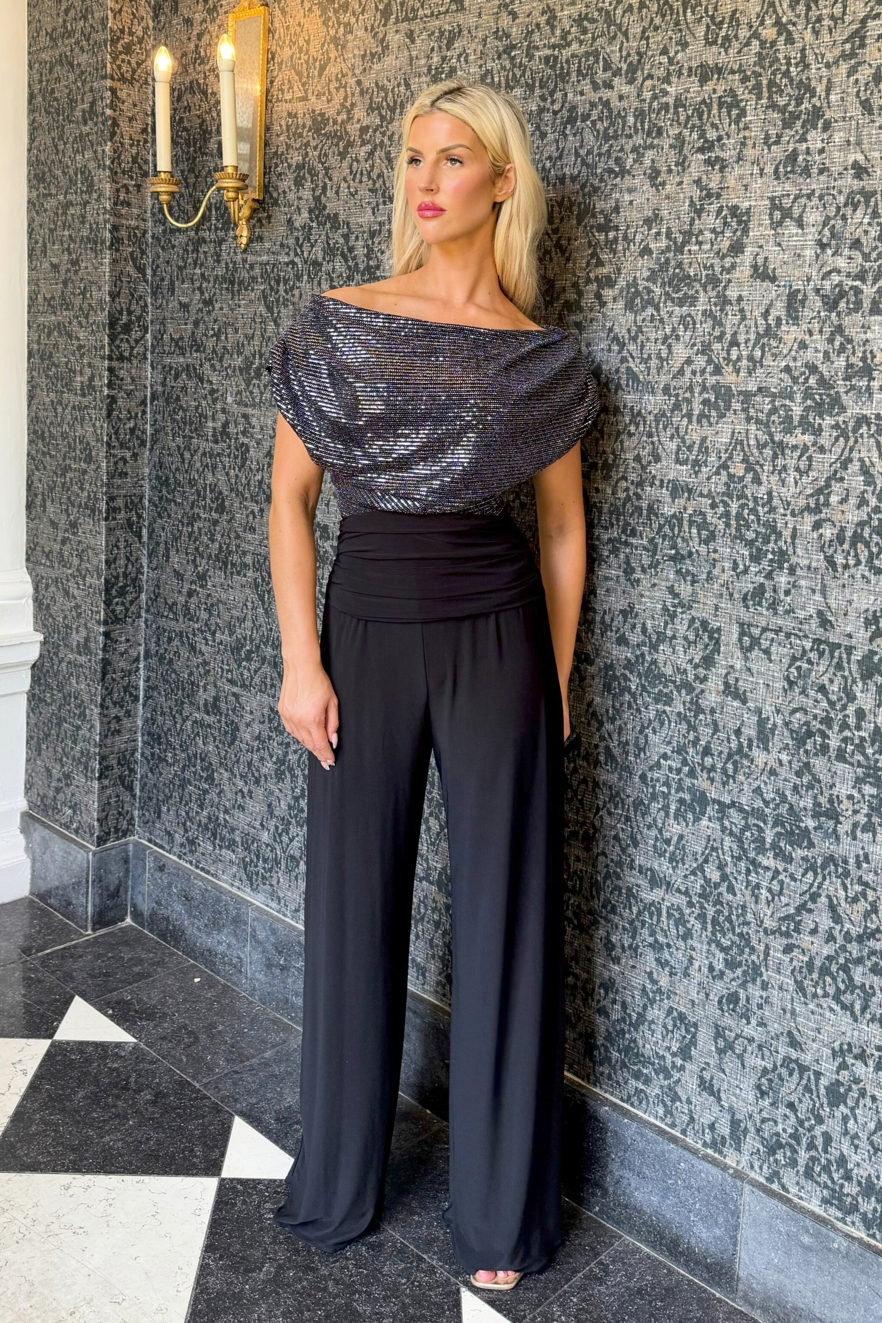 Atom Label Gunmetal Carbon Jumpsuit