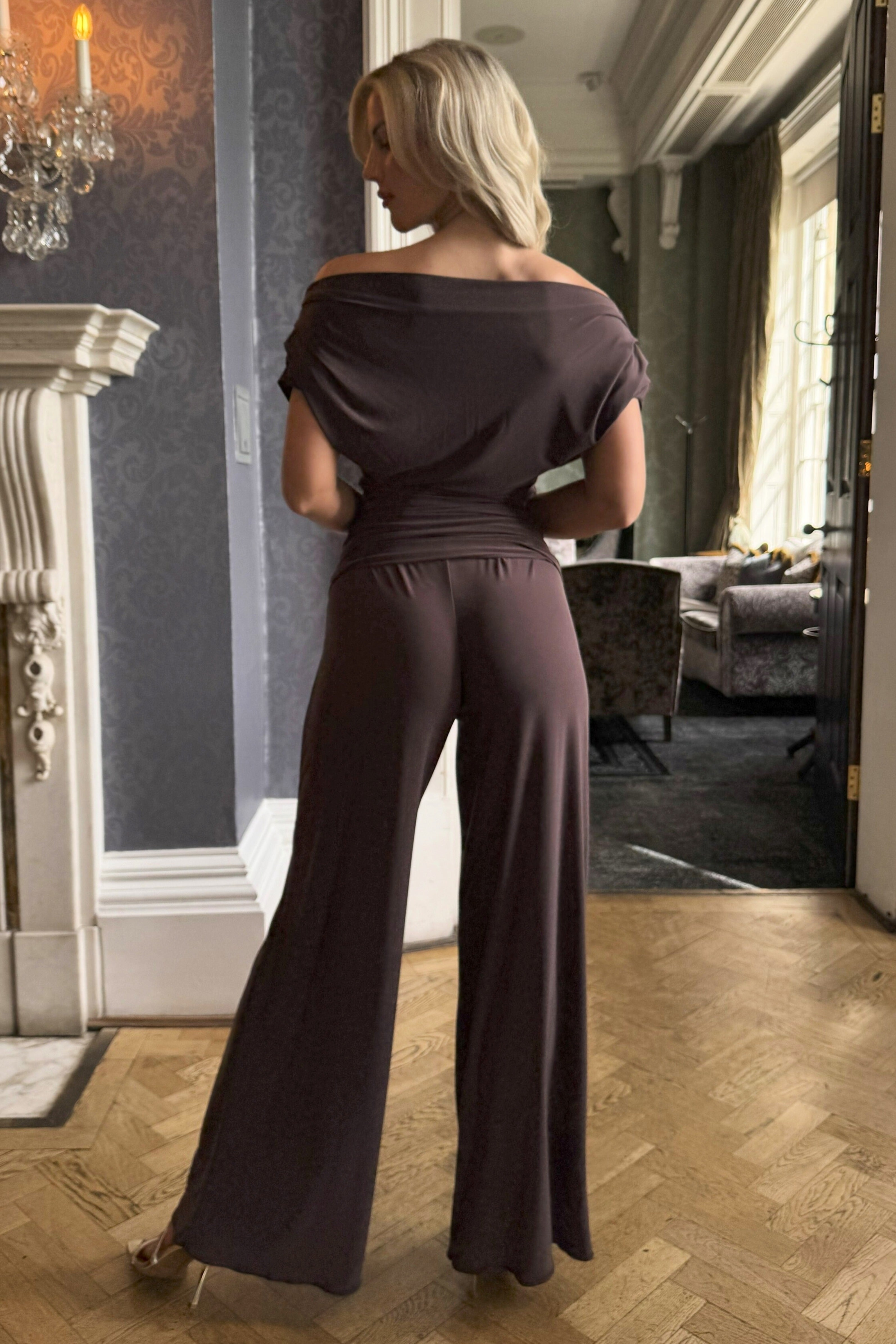 Atom Label Chocolate Carbon jumpsuit